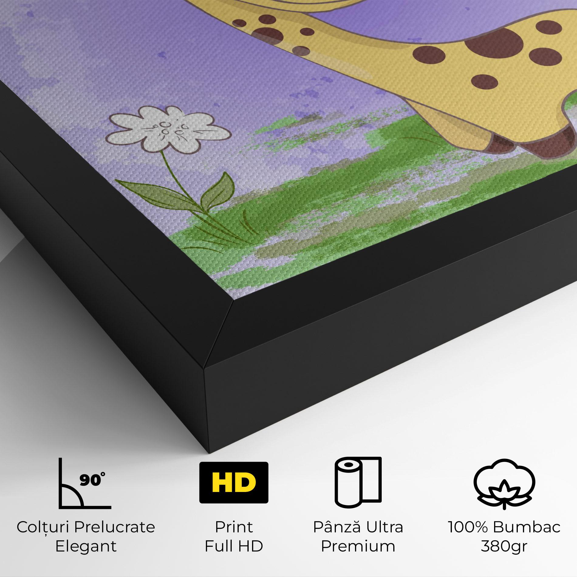 Tablou Canvas Cute Giraffe mockup 4