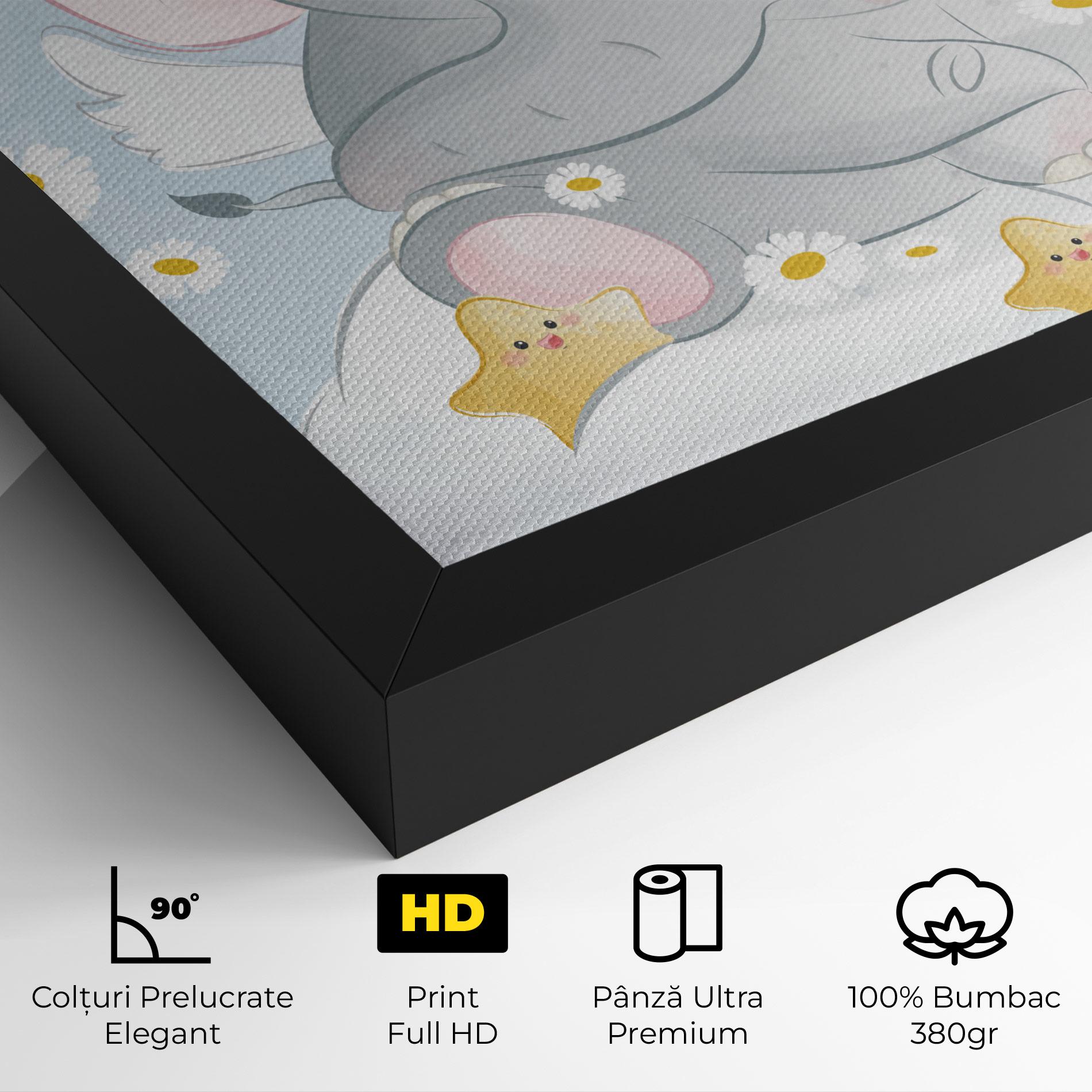 Tablou Canvas Elephant Stars mockup 4