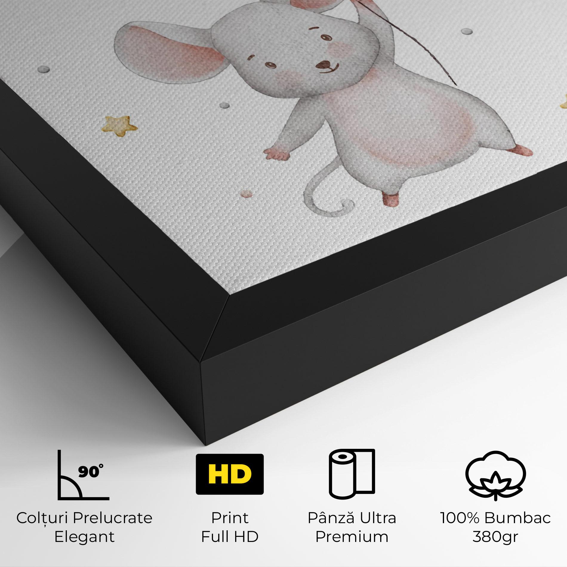 Tablou Canvas Mouse Balloon mockup 4