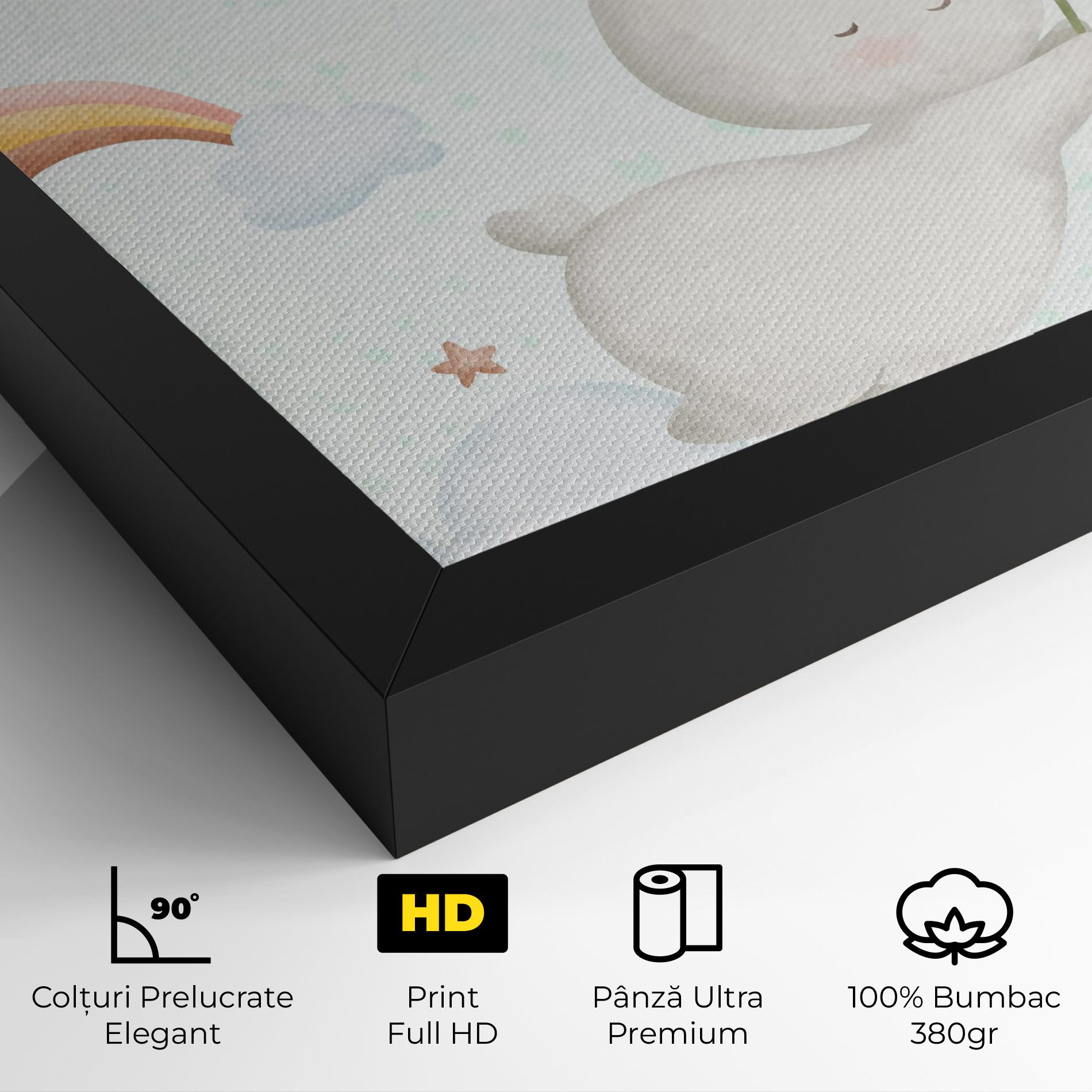 Spring Flower Bunny mockup 4