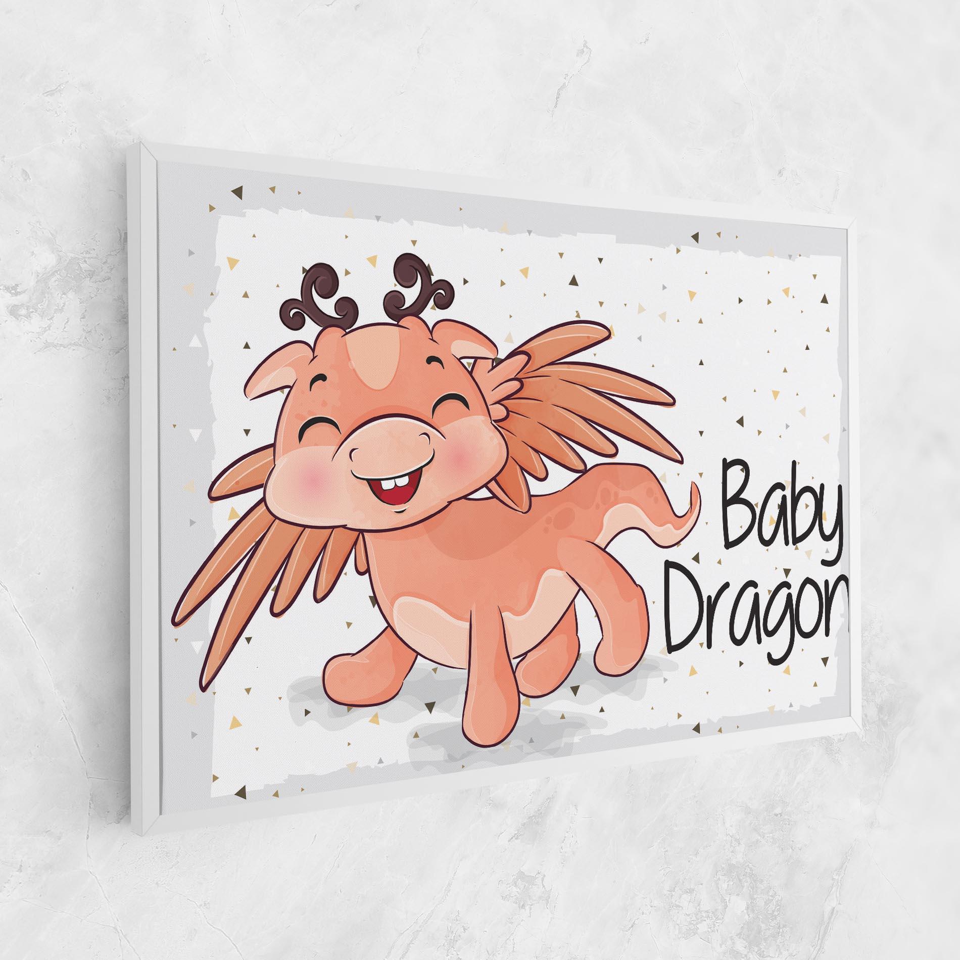 Tablou Canvas Baby Cute Dragon mockup 1