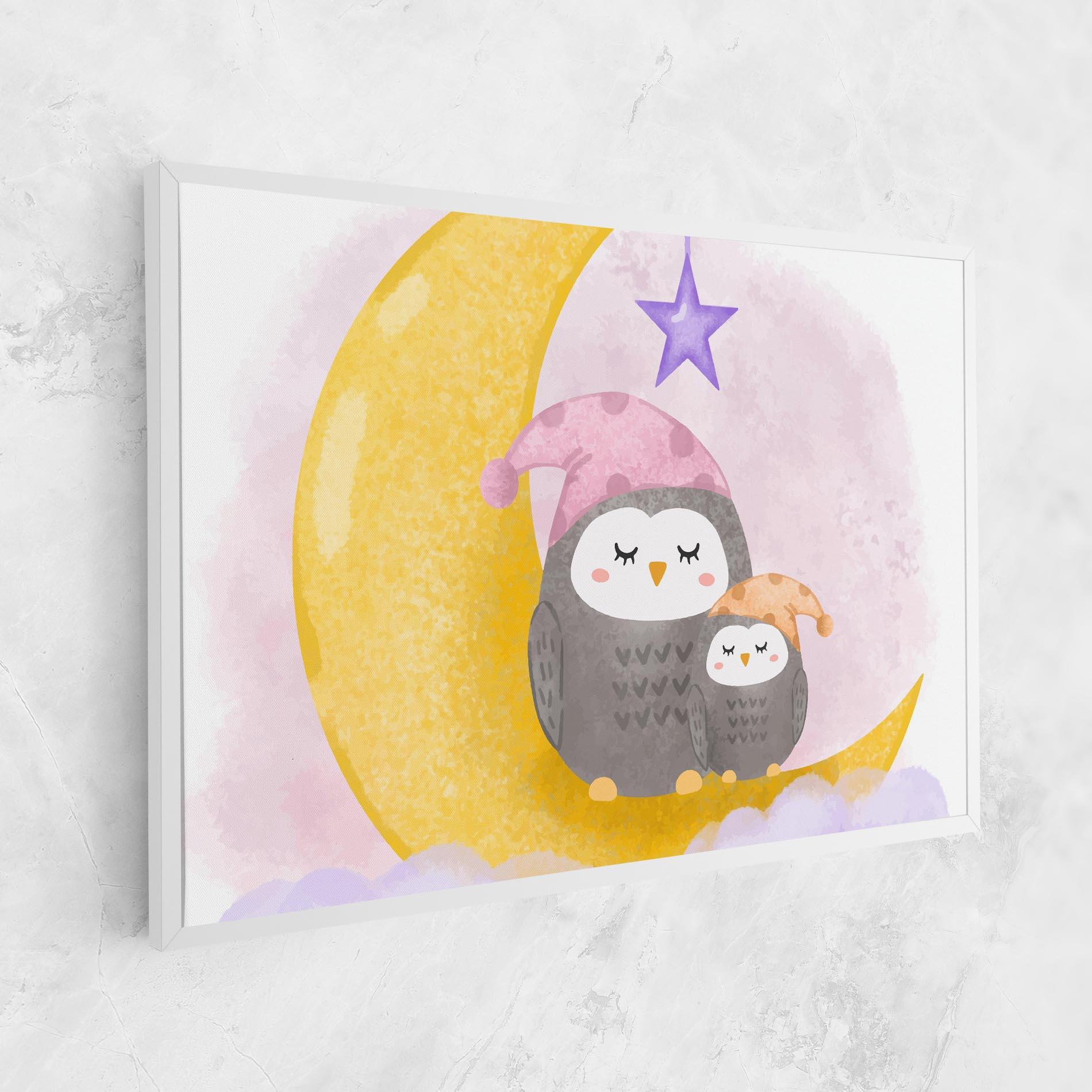 Tablou Canvas Baby Owl mockup 1