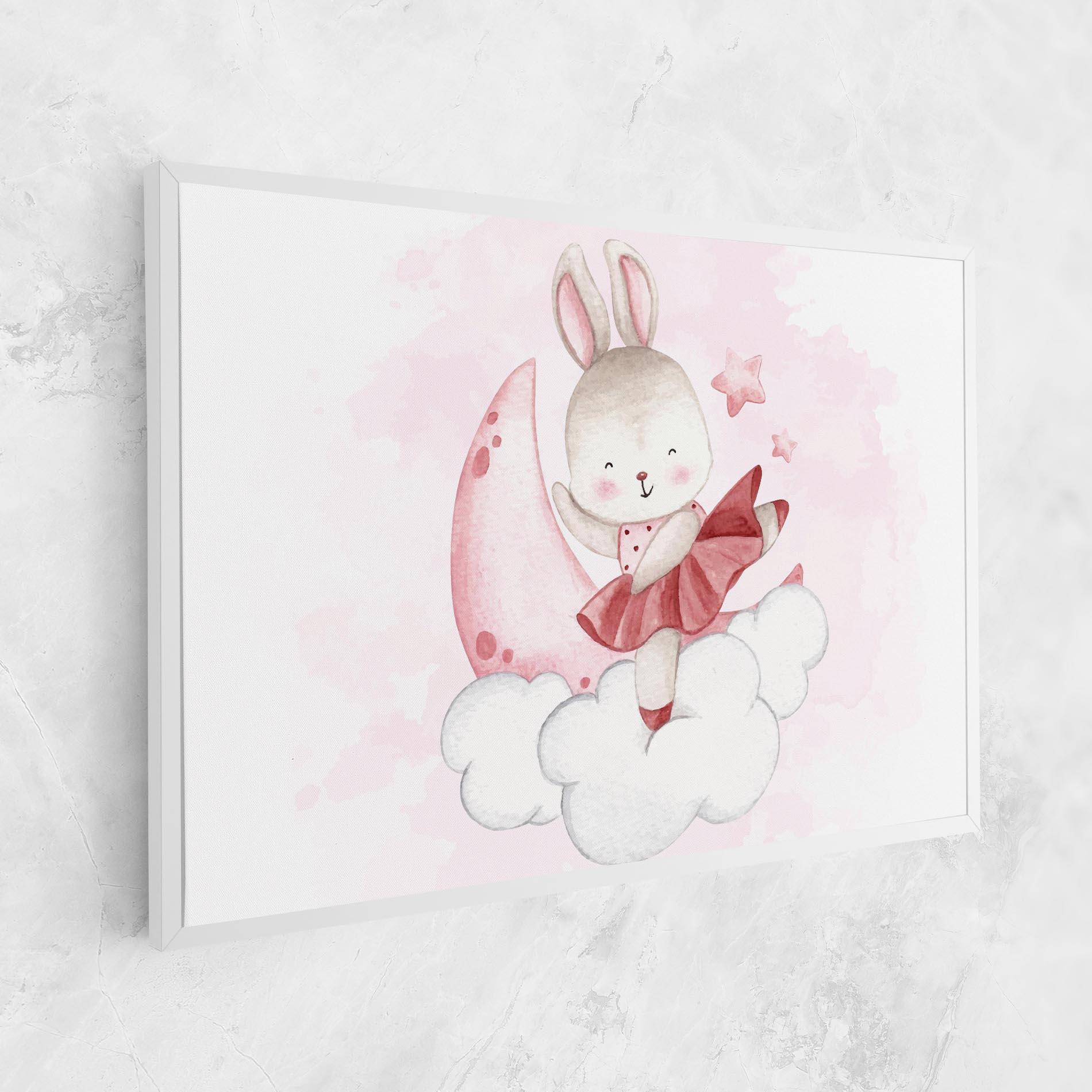 Tablou Canvas Ballerina Rabbit mockup 1