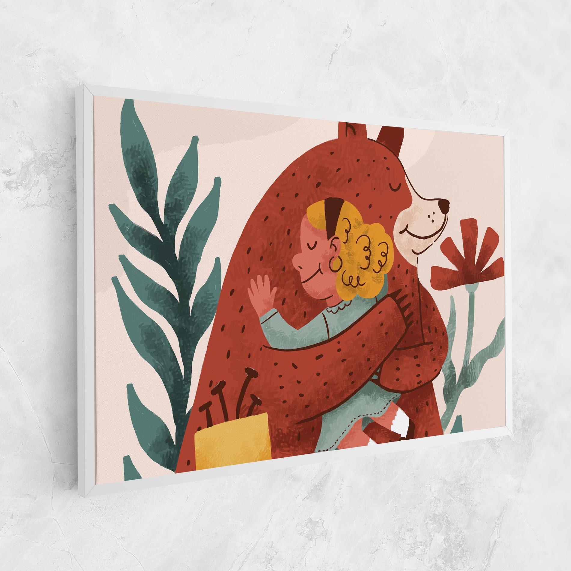 Tablou Canvas Bear Hug mockup 1
