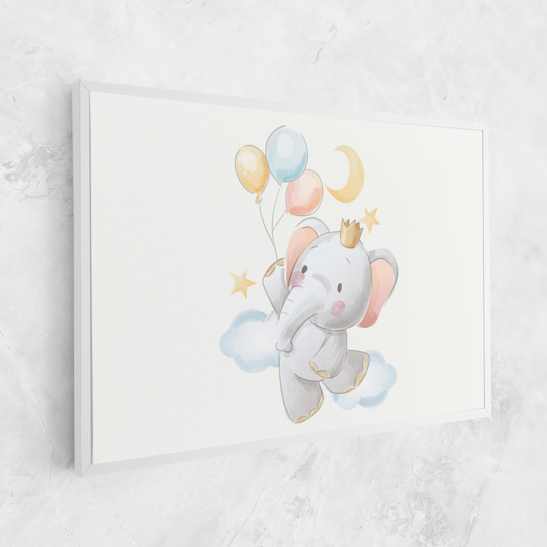 Tablou Canvas Elephant Flying mockup 1