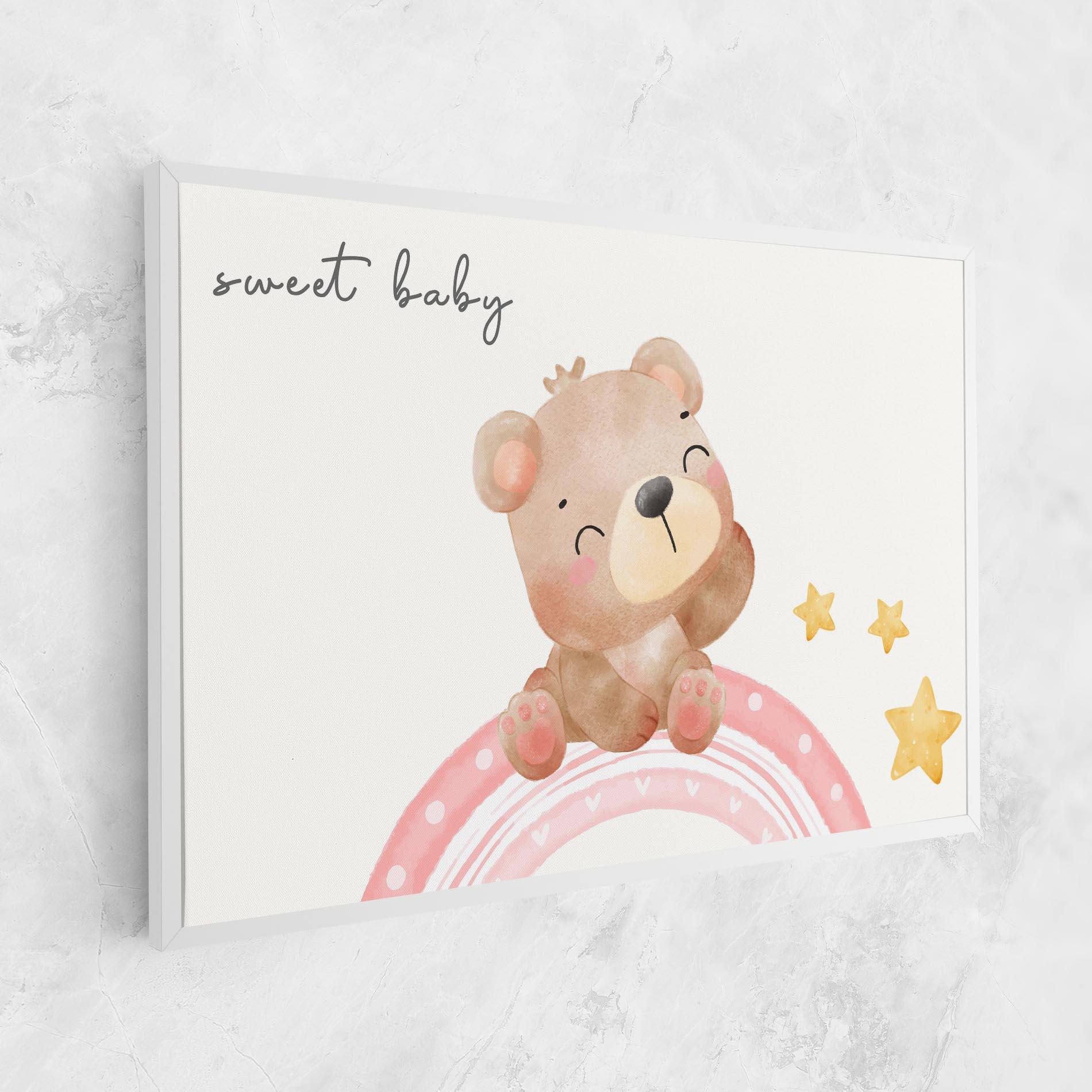 Tablou Canvas Sweet Baby Bear mockup 1