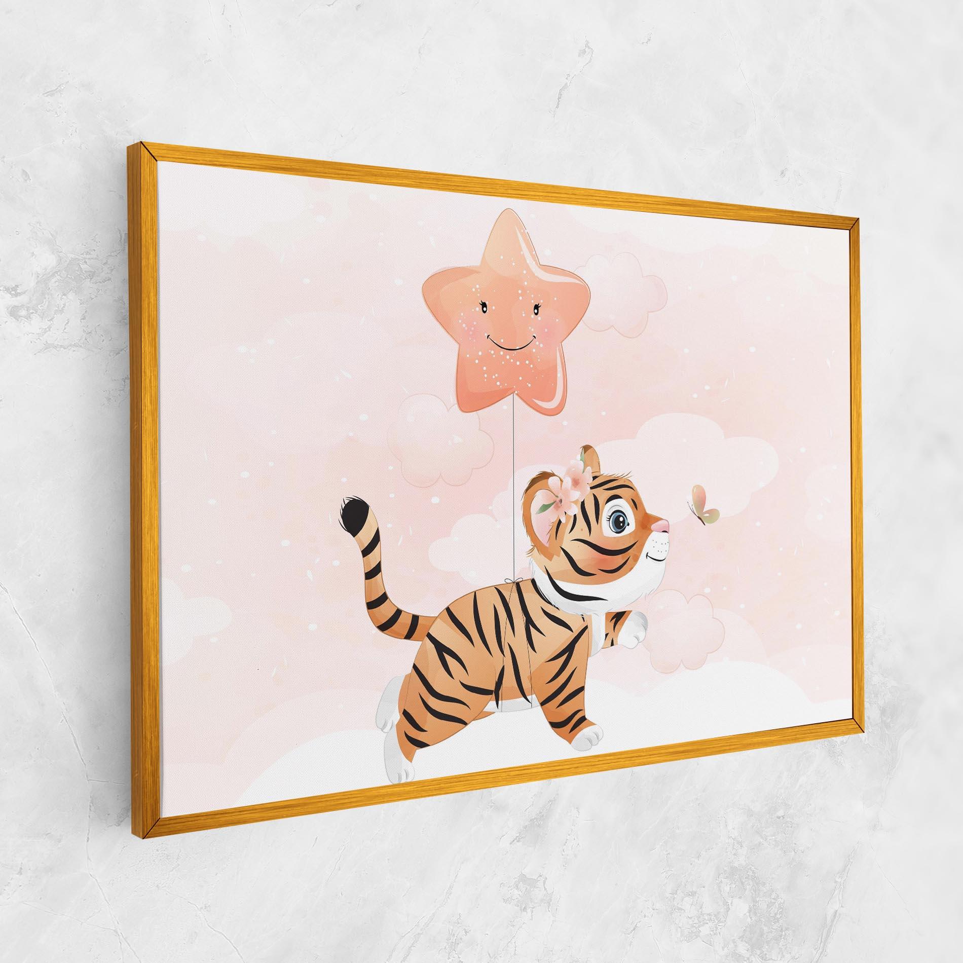 Tablou Canvas Baby Tiger Art mockup 1