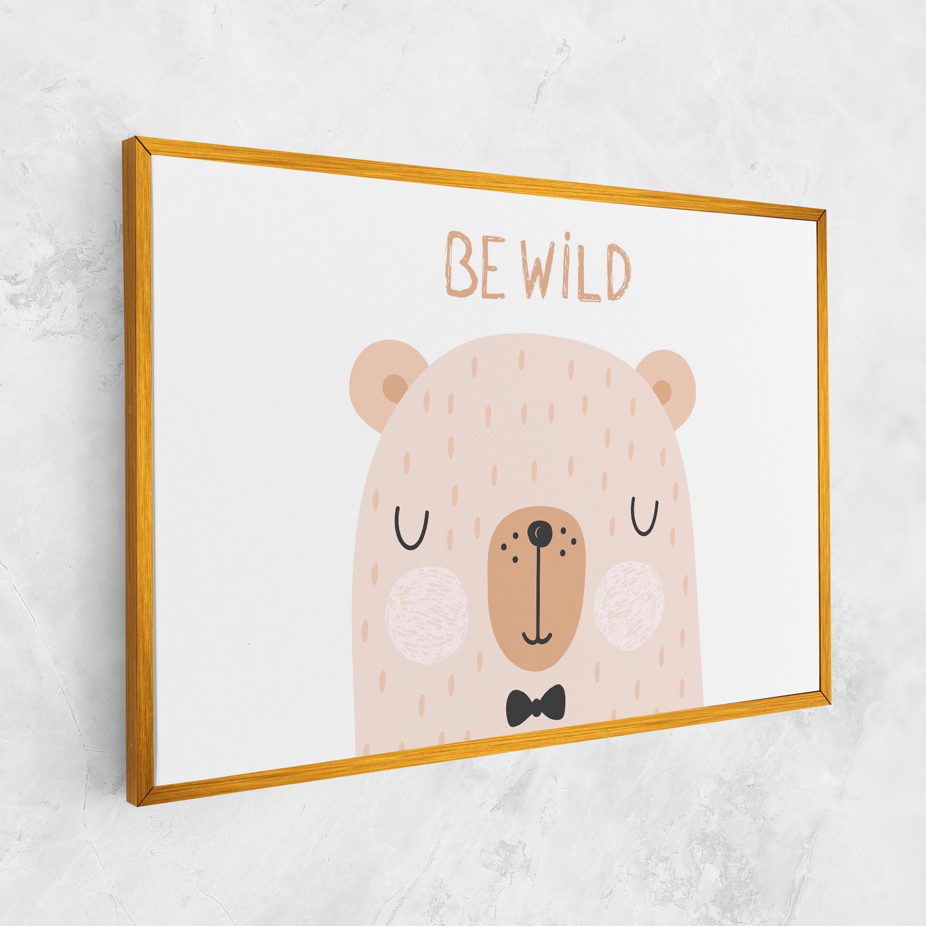 Tablou Canvas Bear Be Wild mockup 1