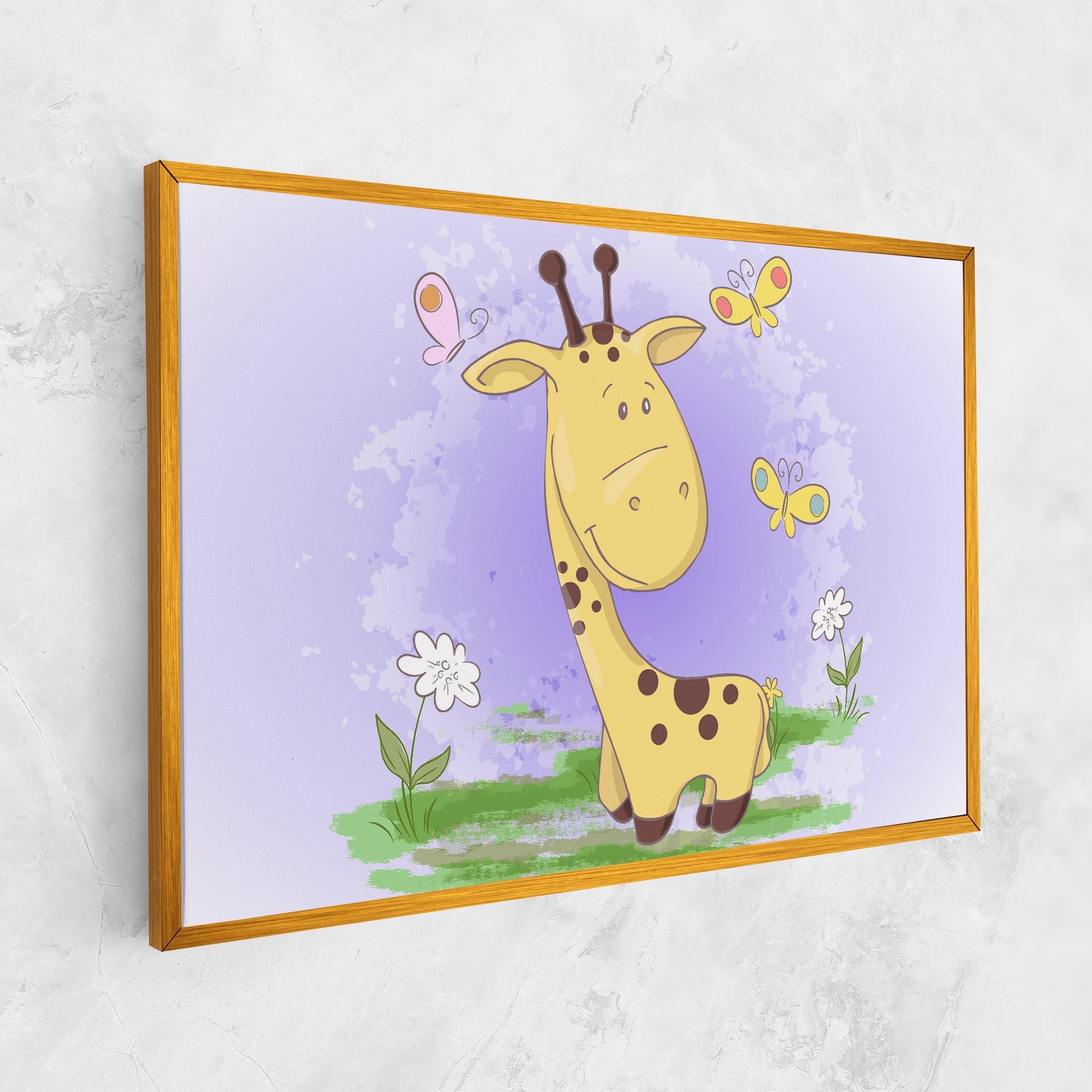 Tablou Canvas Cute Giraffe mockup 1