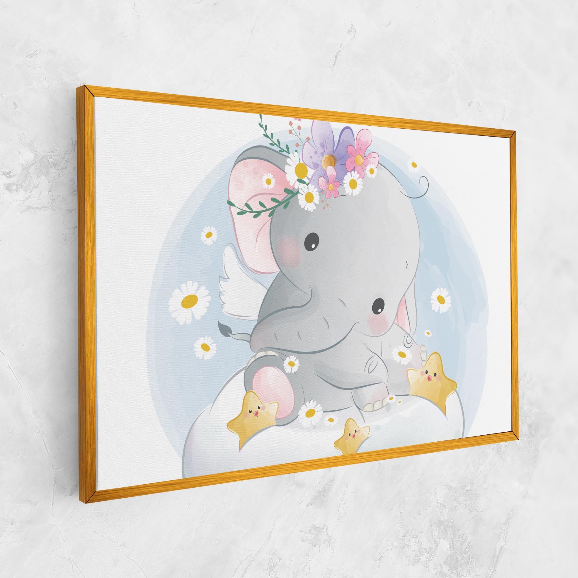Tablou Canvas Elephant Stars mockup 1