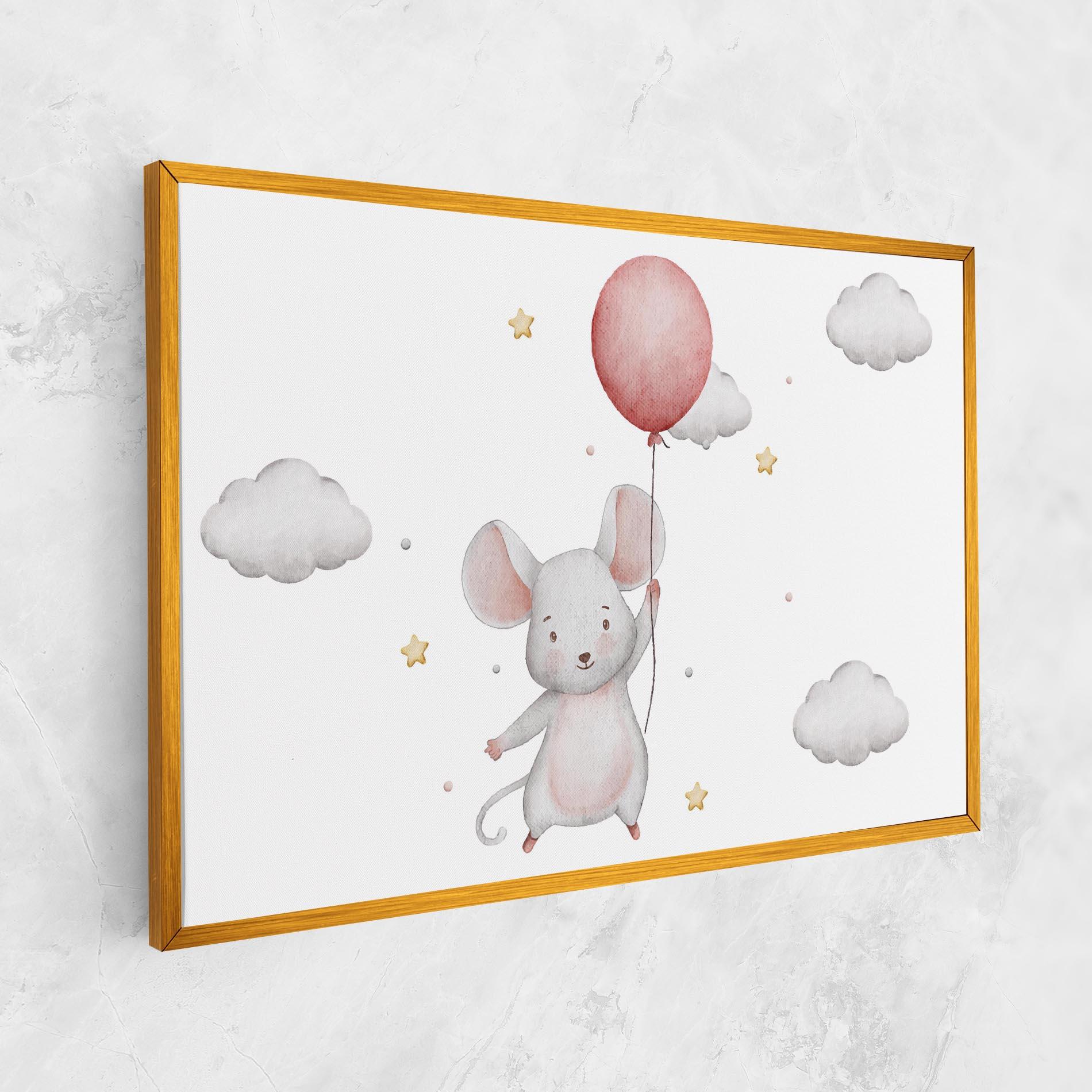 Tablou Canvas Mouse Balloon mockup 1