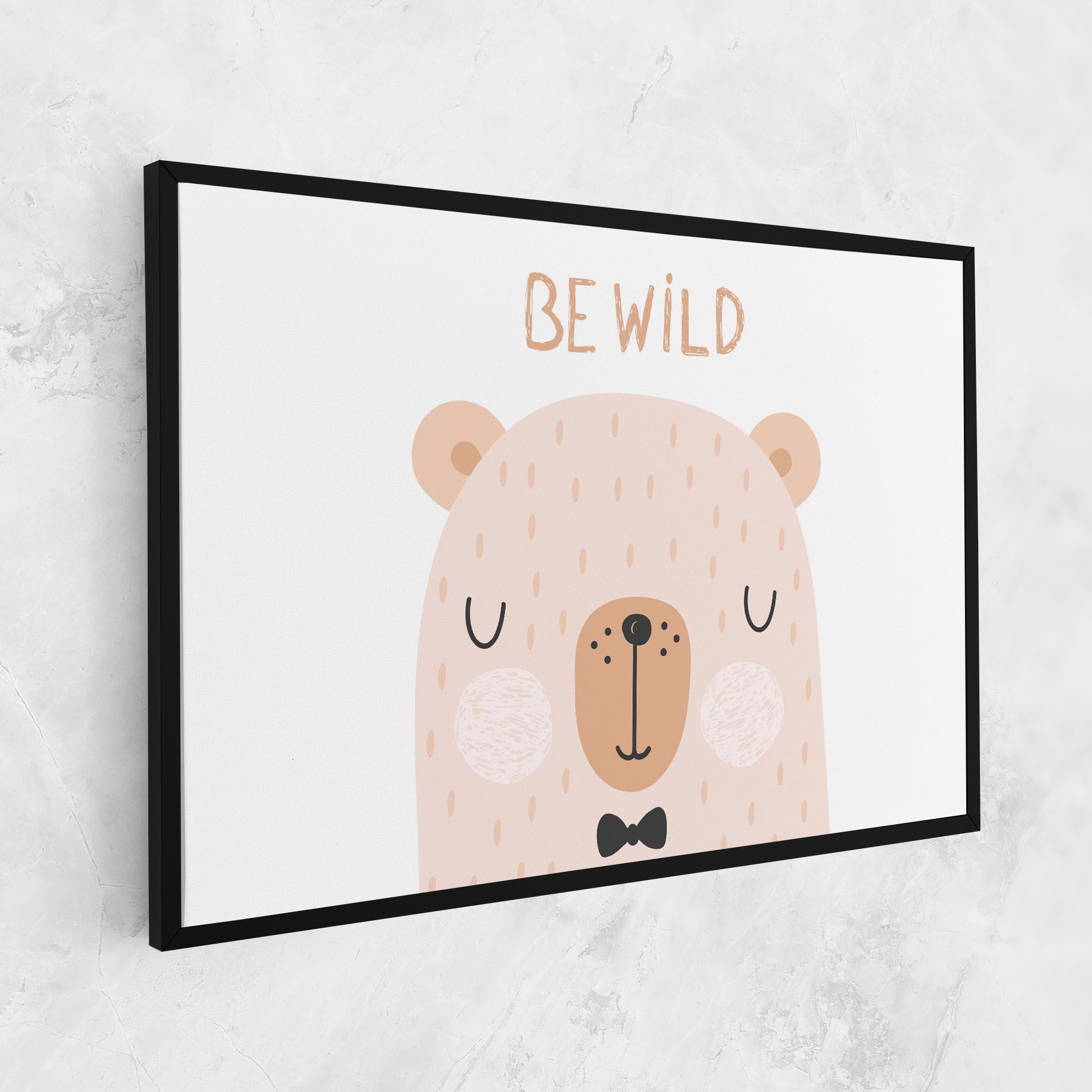 Tablou Canvas Bear Be Wild mockup 1