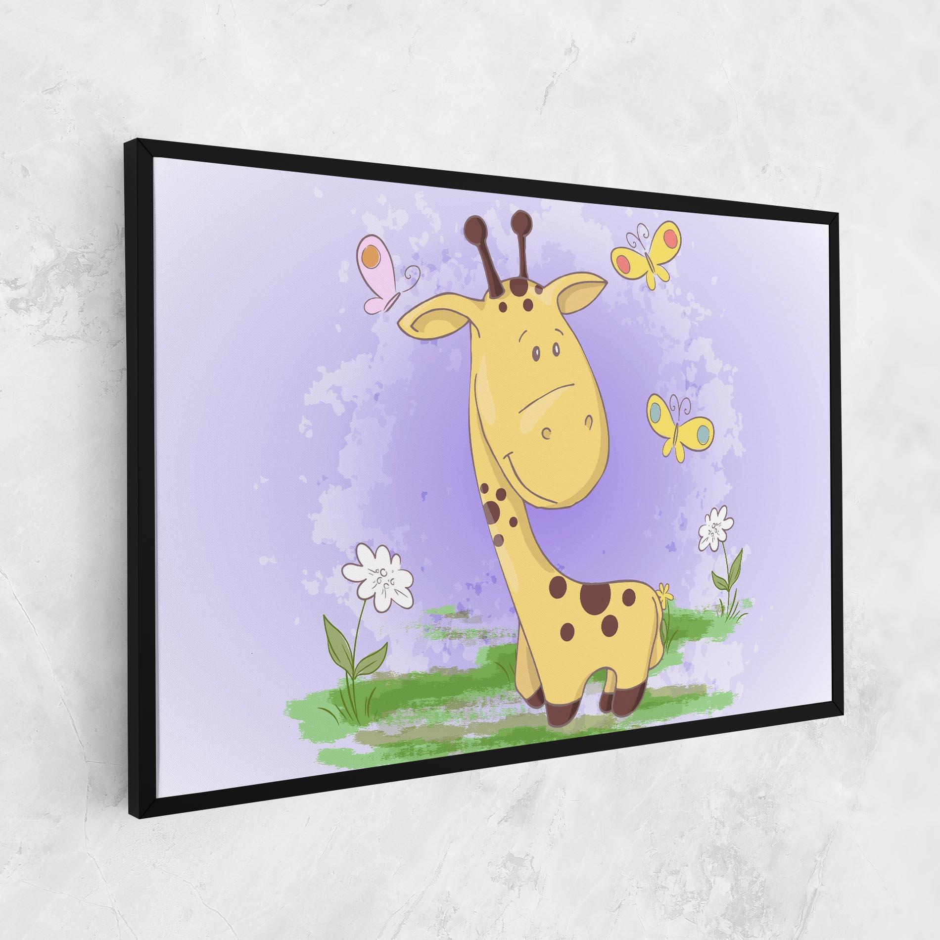 Tablou Canvas Cute Giraffe mockup 1