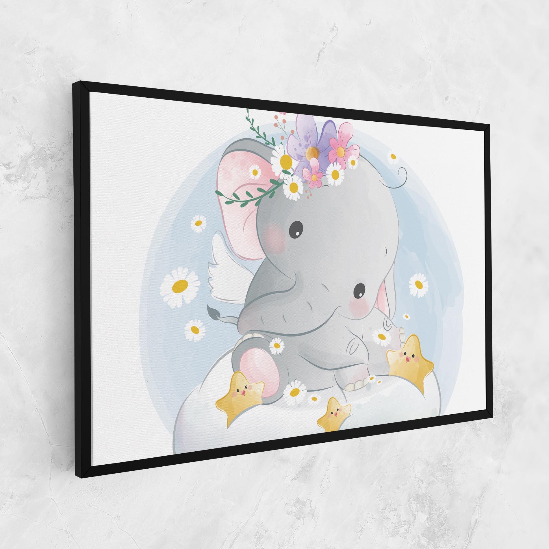 Tablou Canvas Elephant Stars mockup 1