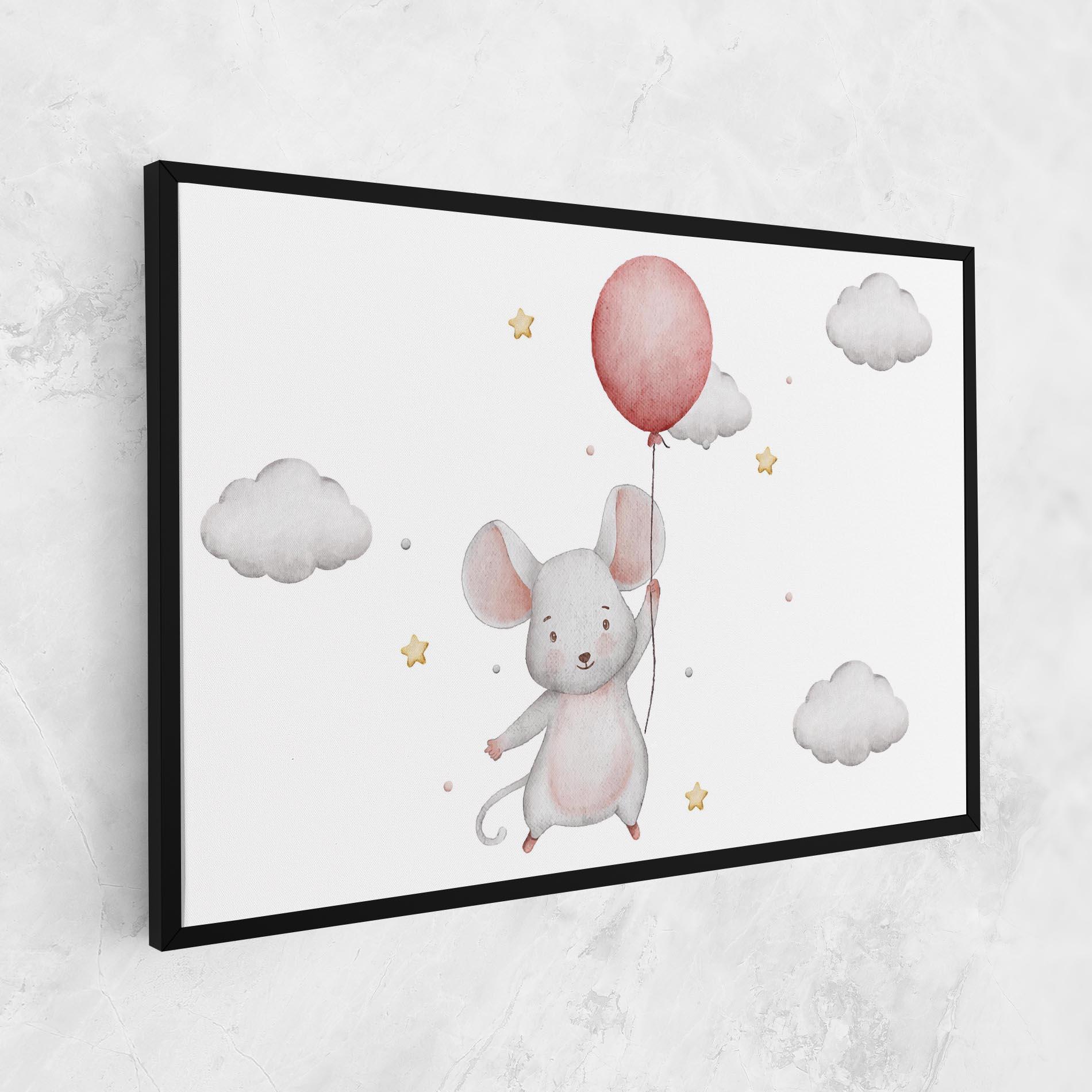 Tablou Canvas Mouse Balloon mockup 1