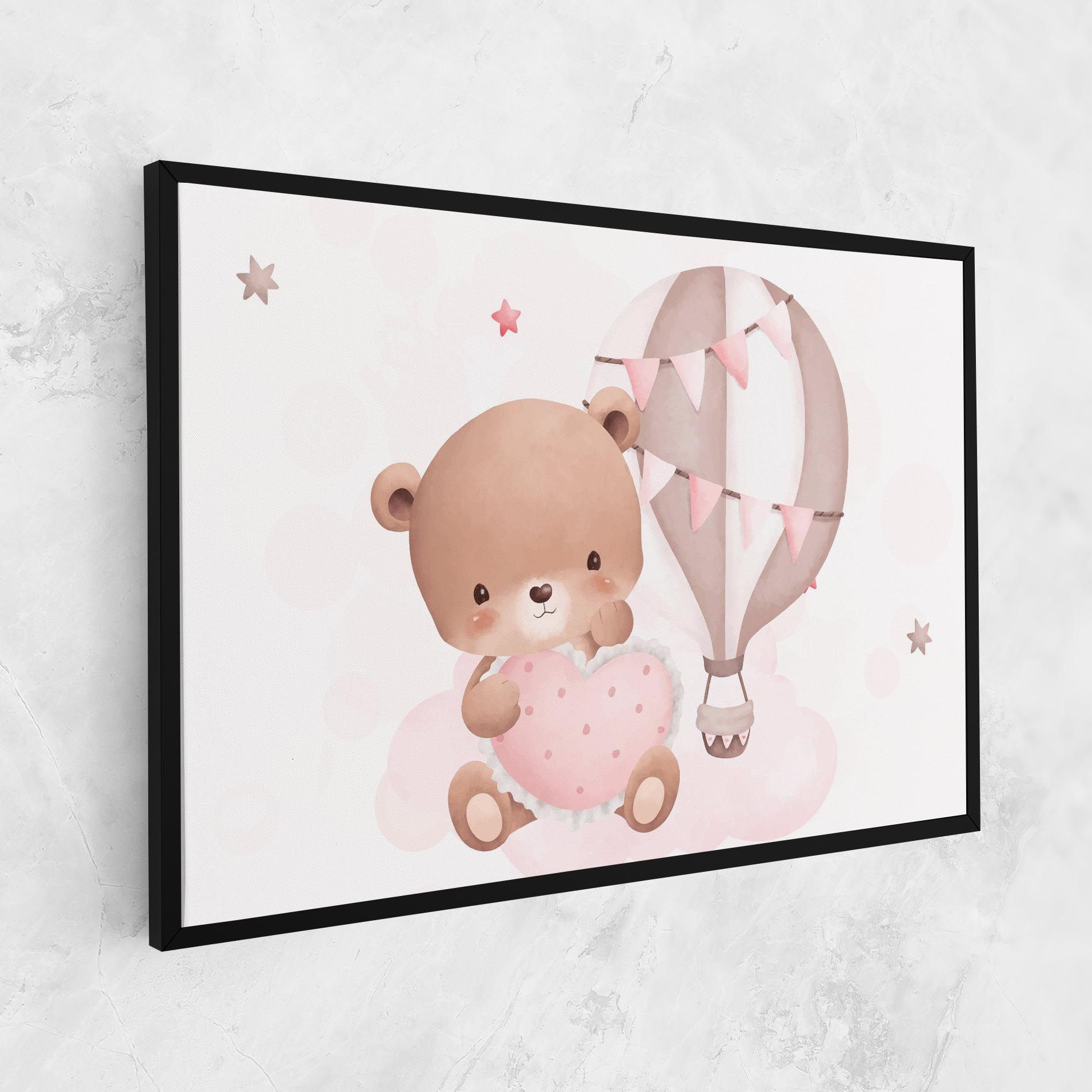 Pink Heart Bear mockup 1