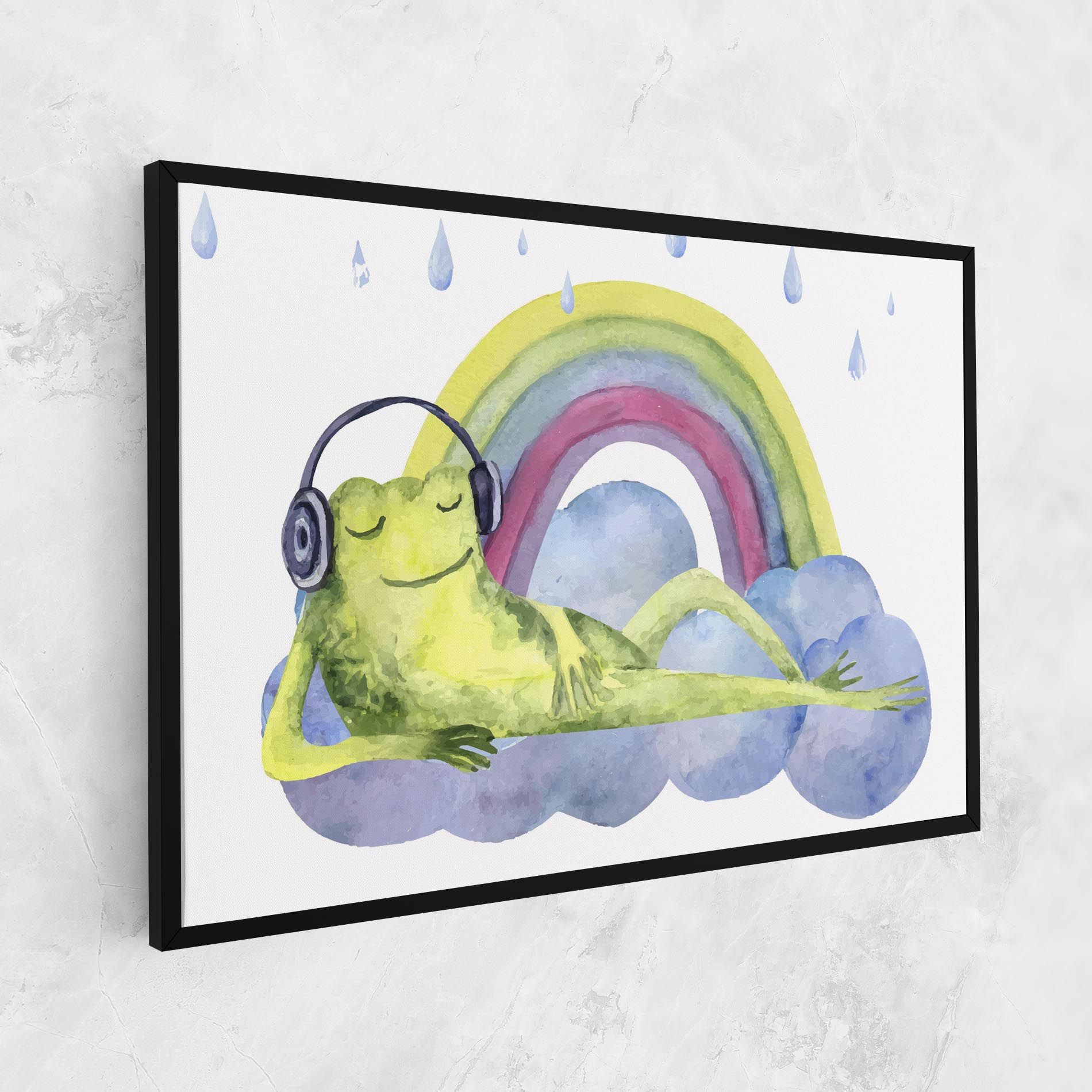 Rainbow Frog mockup 1
