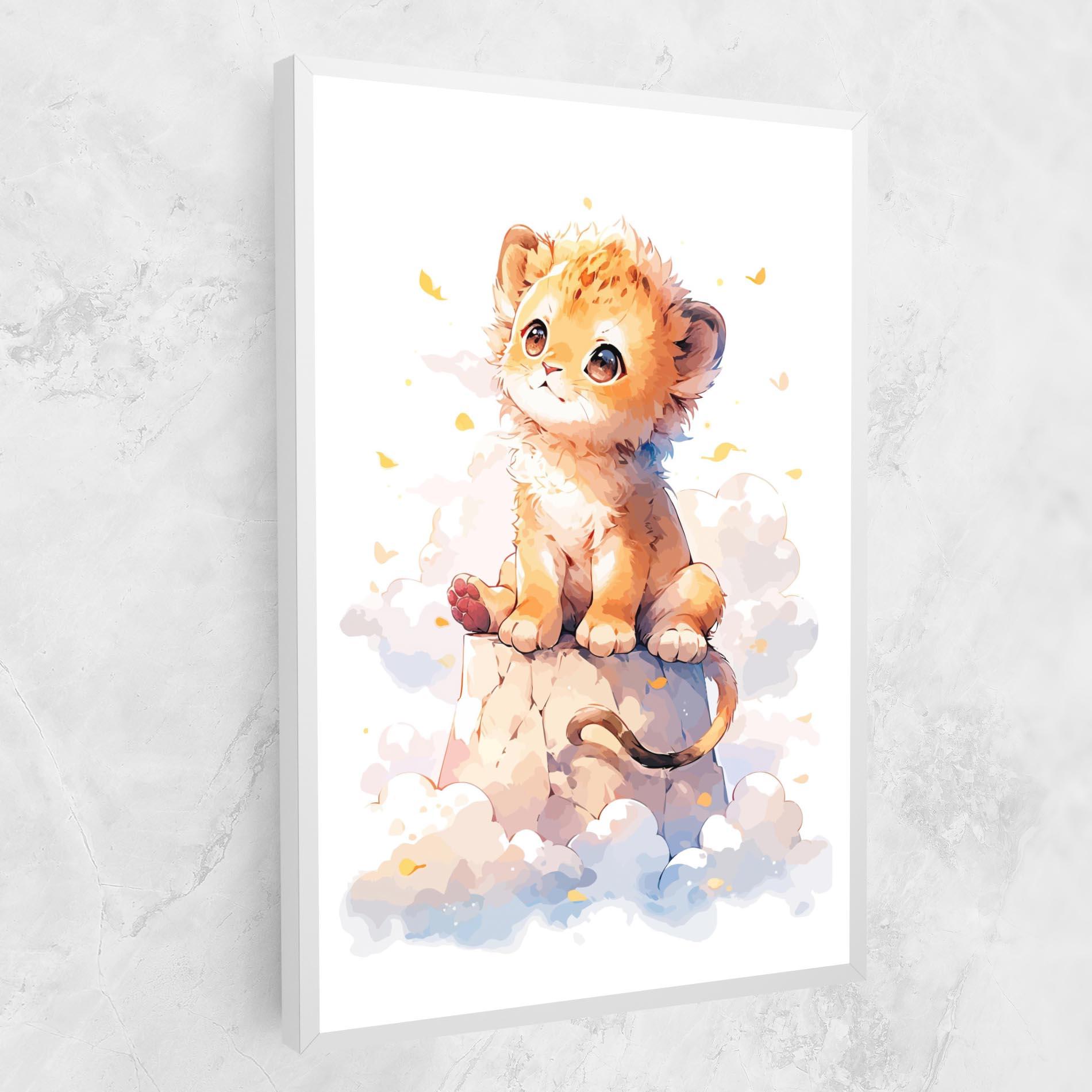 Tablou Canvas Cute Cloud Lion mockup 1