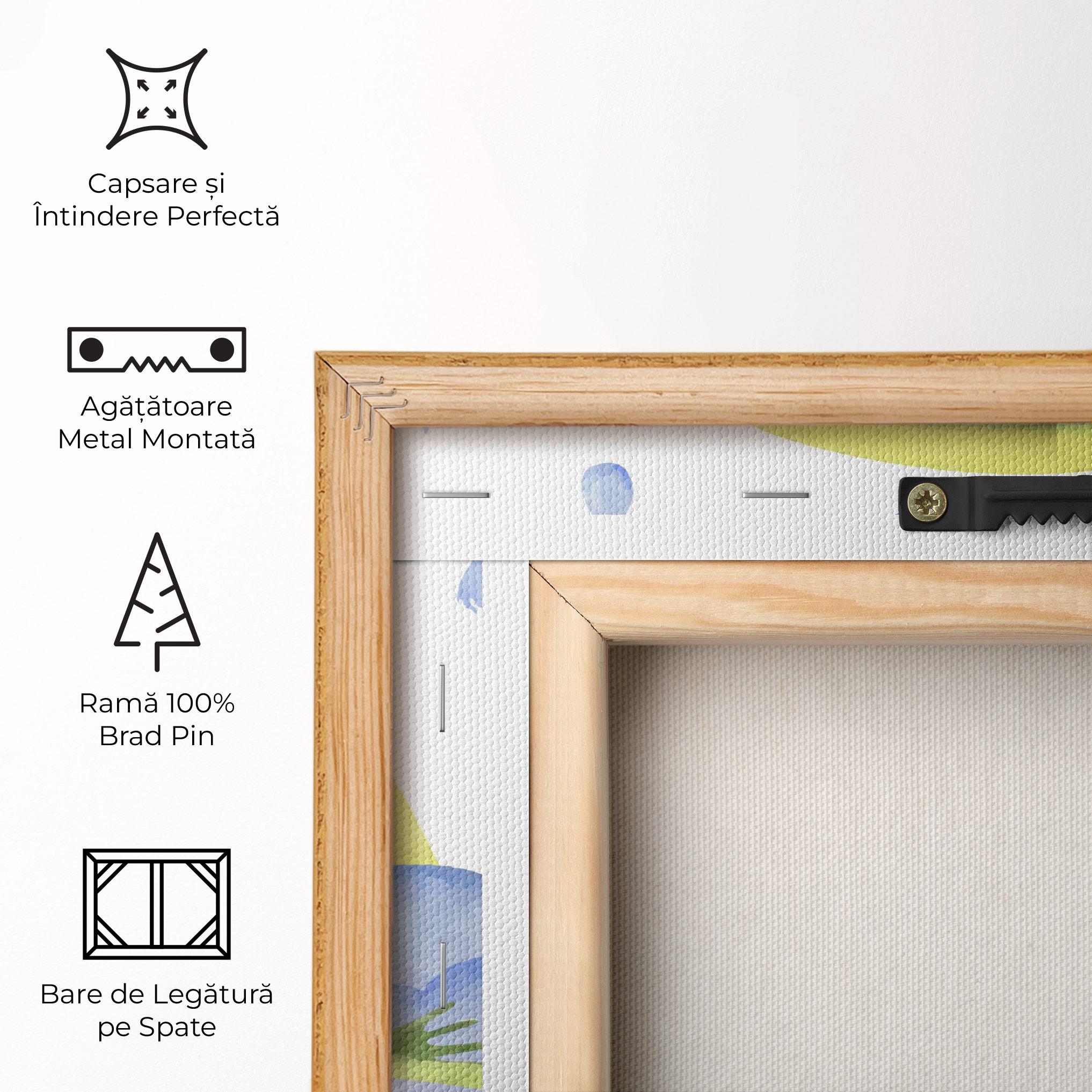 Tablou Canvas Rainbow Frog mockup 5