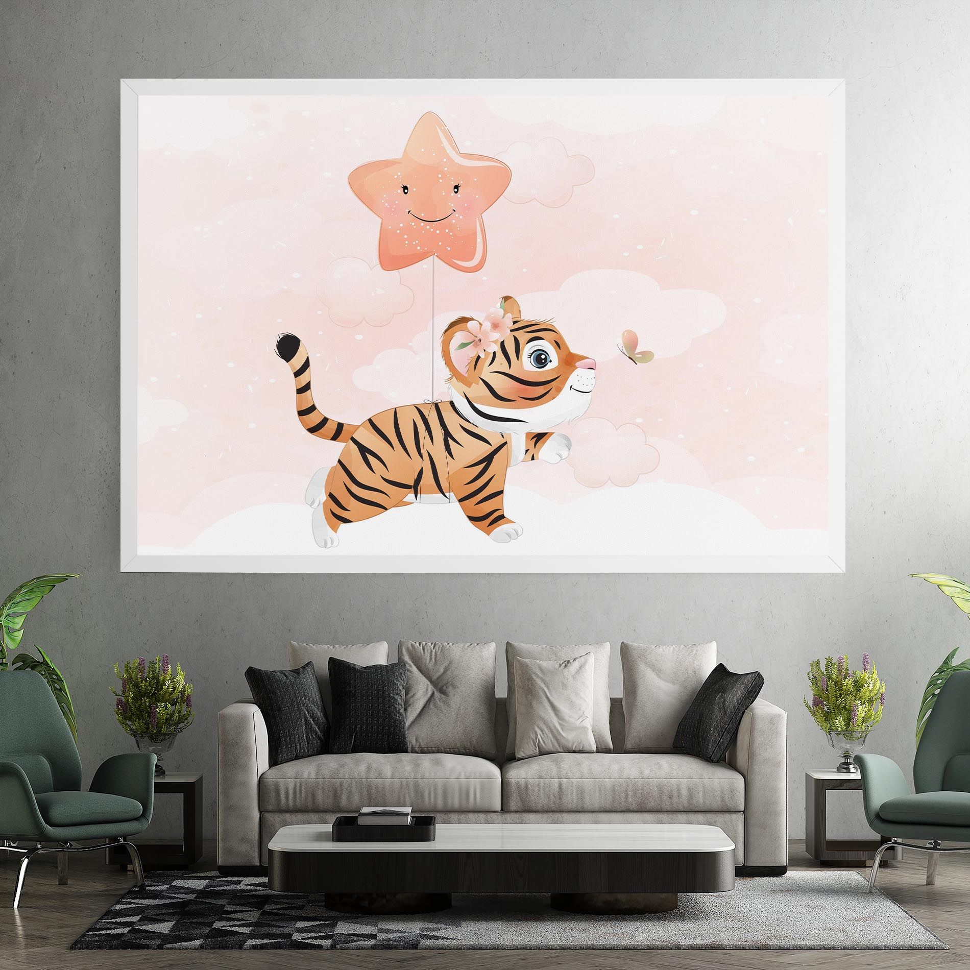 Baby Tiger Art mockup 7