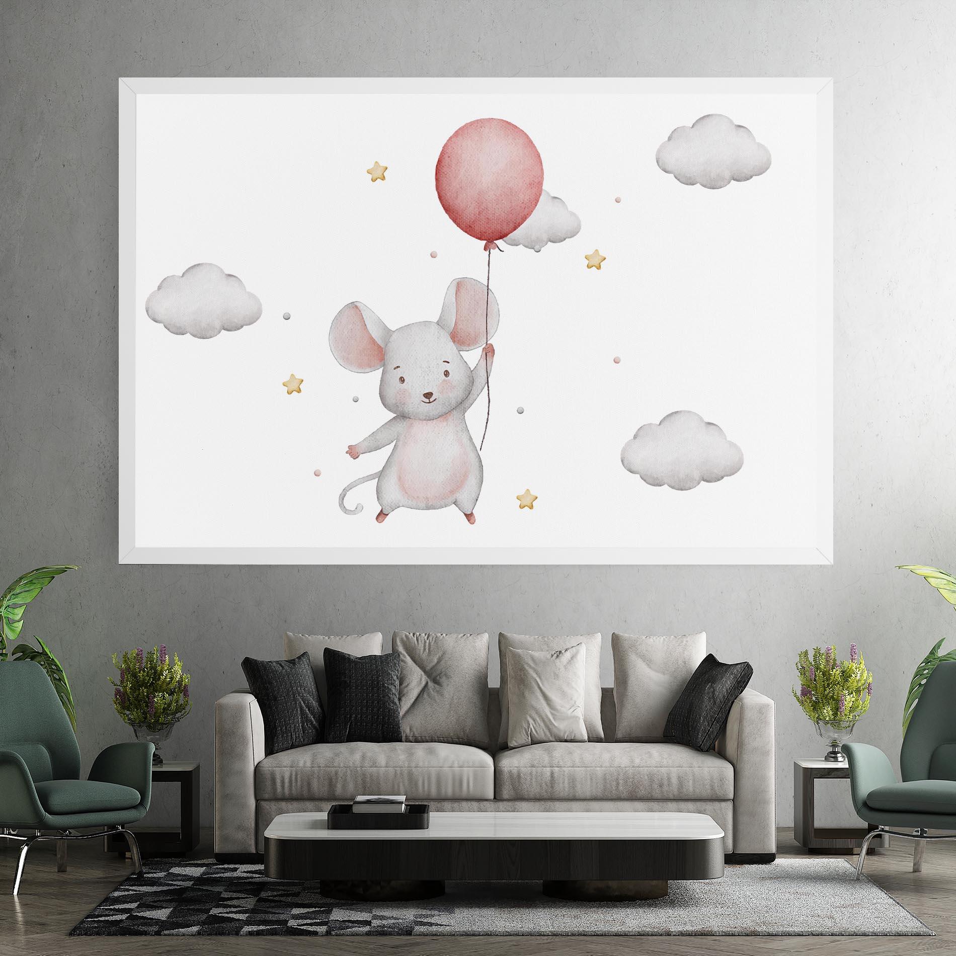 Tablou Canvas Mouse Balloon mockup 7