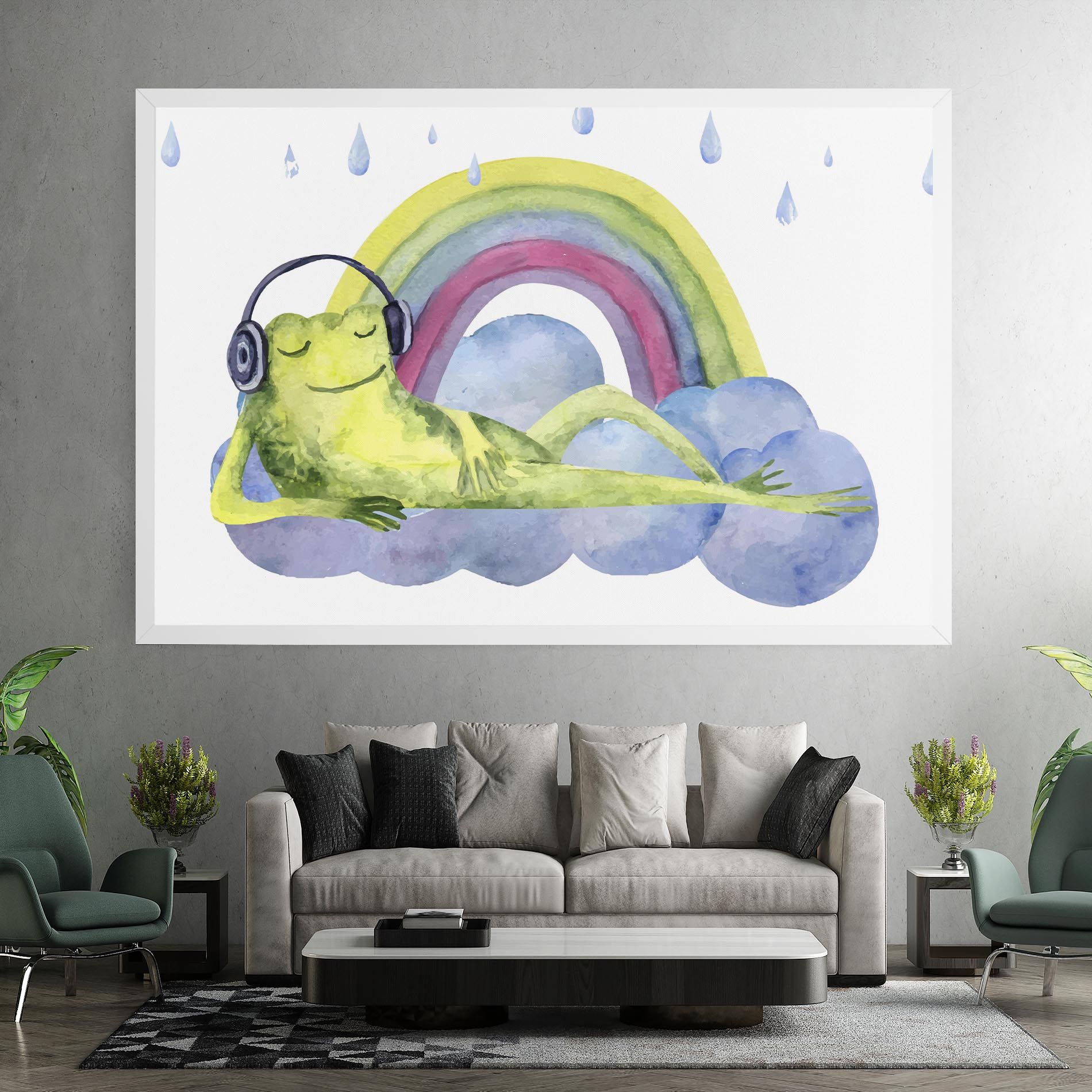 Rainbow Frog mockup 7