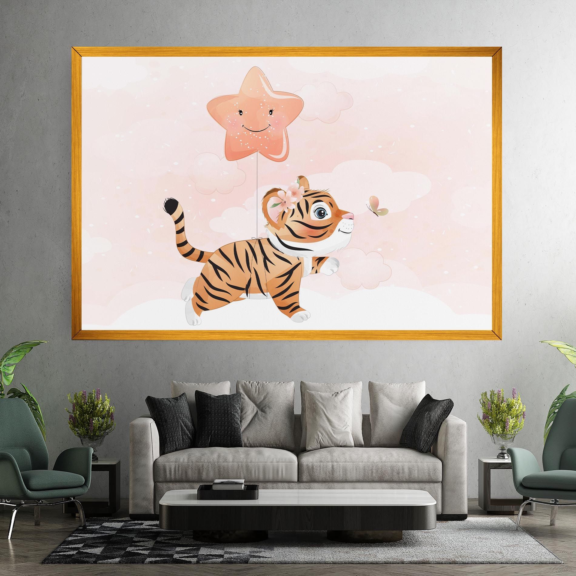 Baby Tiger Art mockup 7