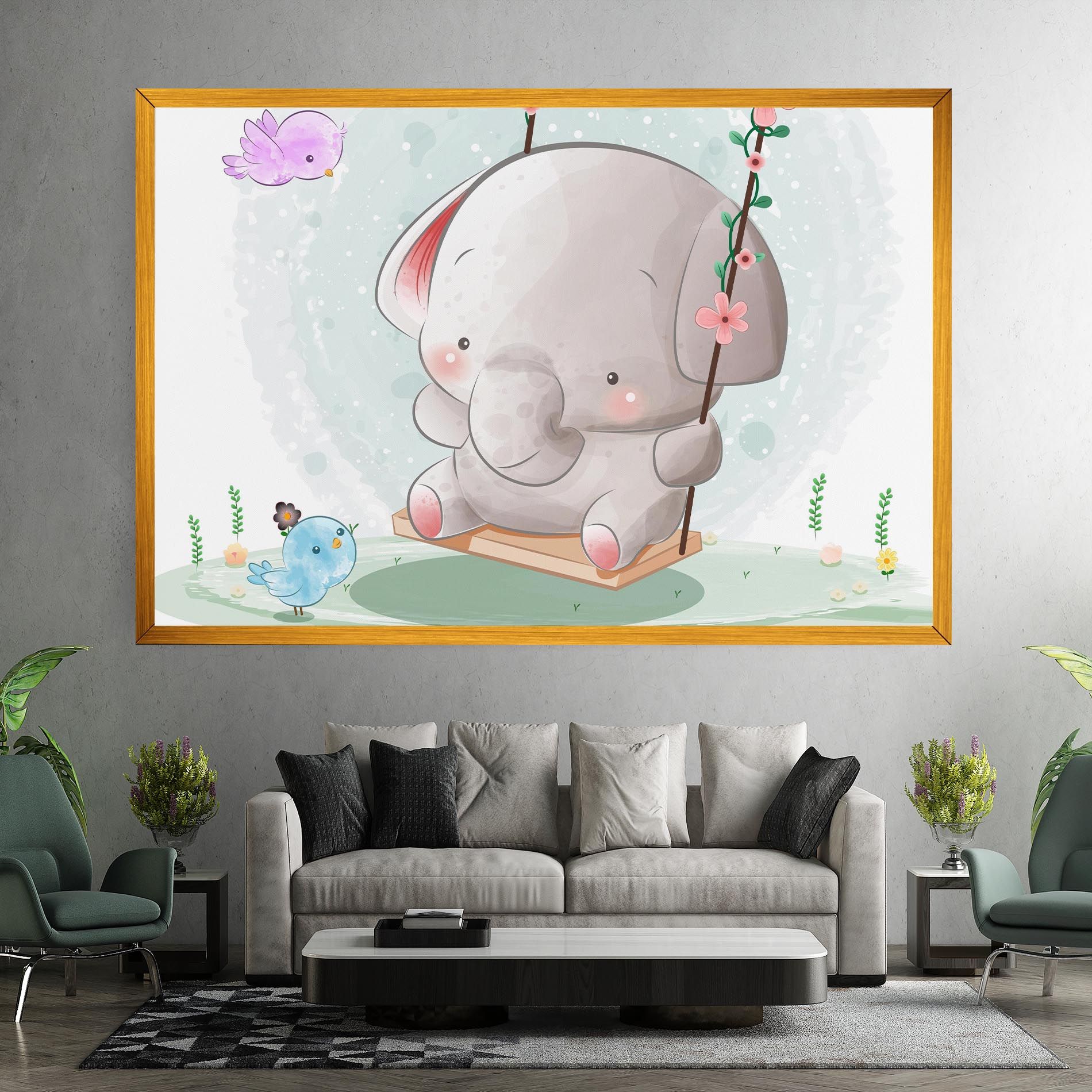 Bird Baby Elephant mockup 7