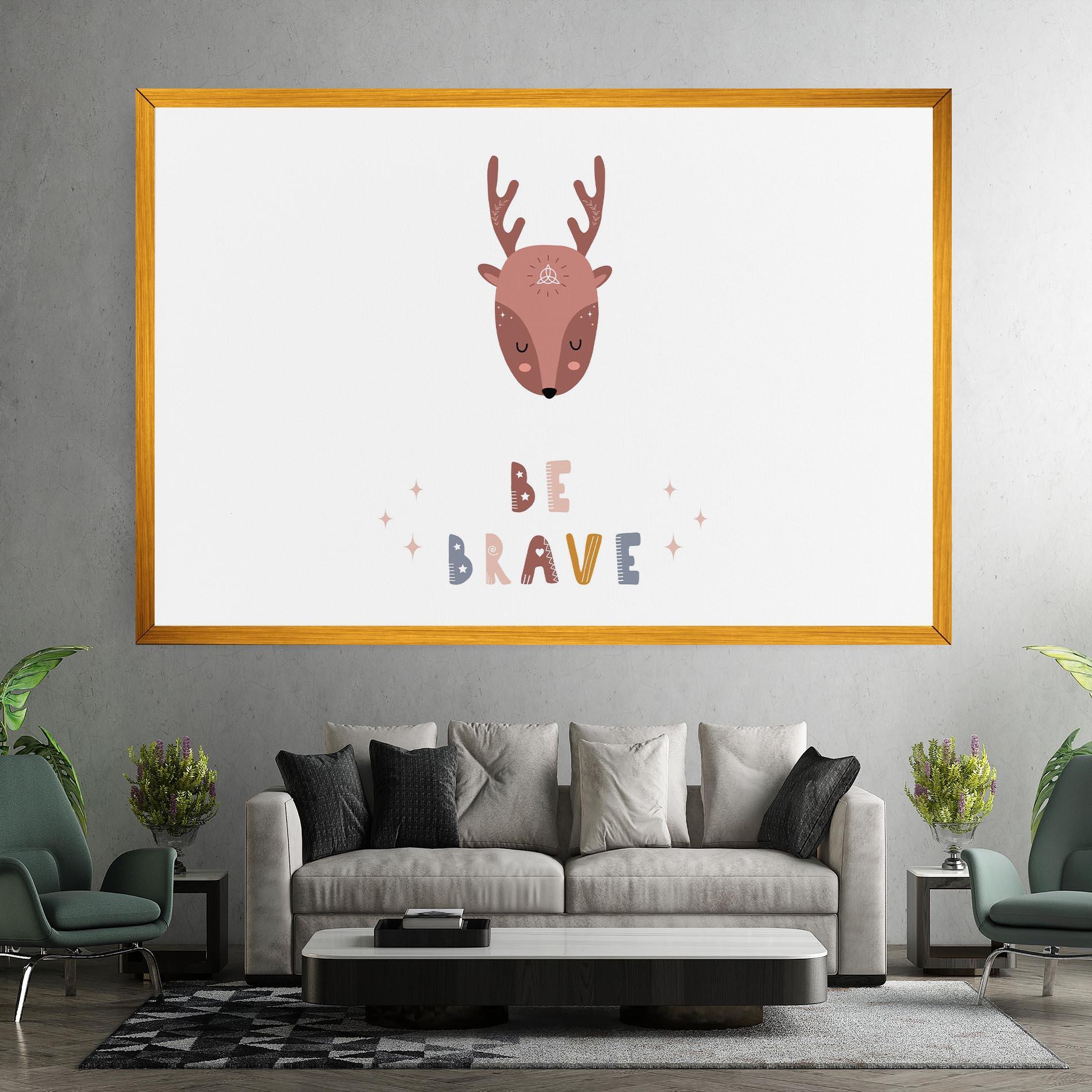 Tablou Canvas Brave Deer mockup 7