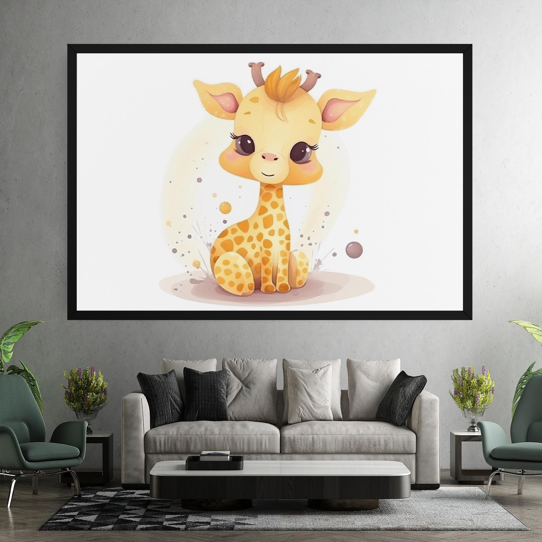 Tablou Canvas Adorable Giraffe mockup 7