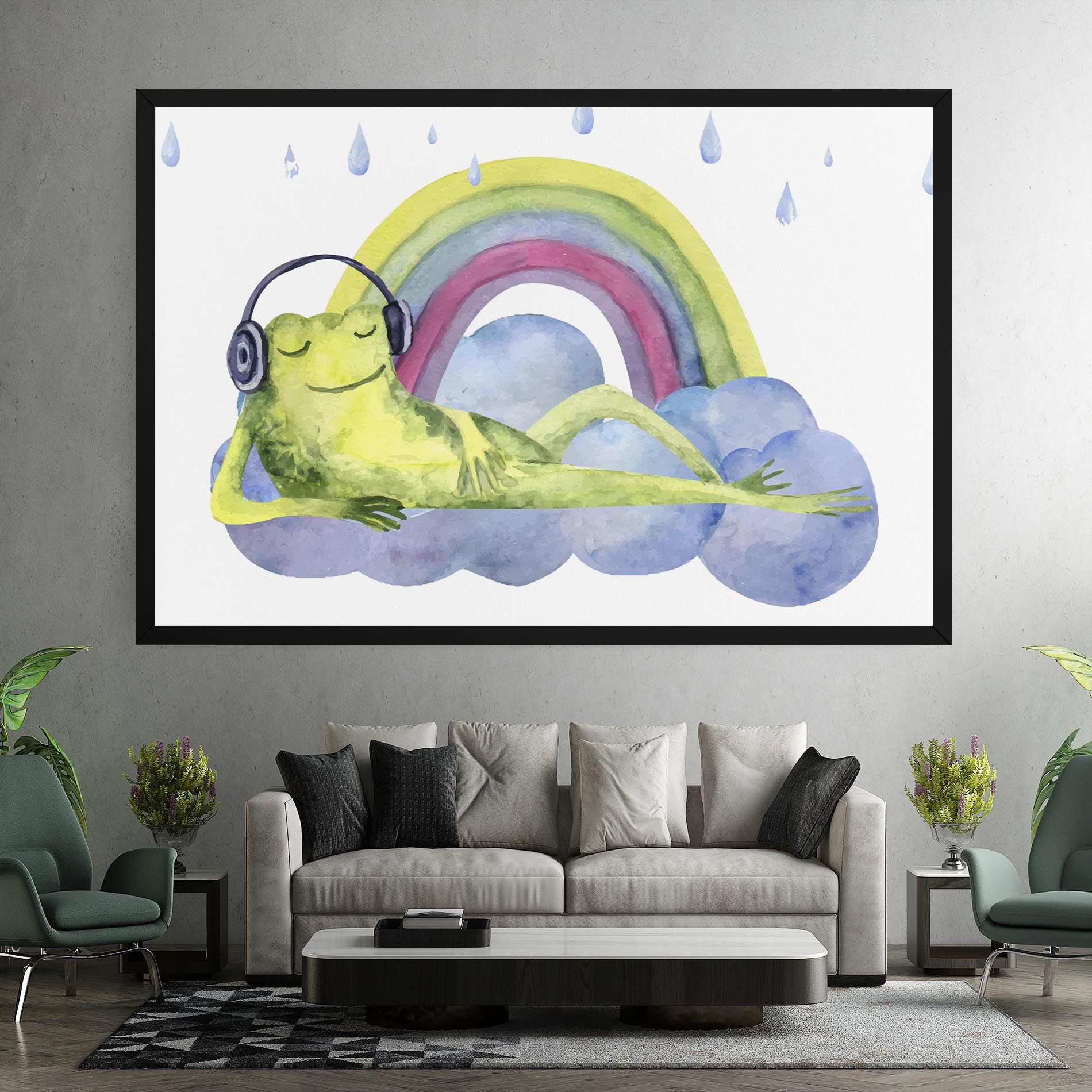 Rainbow Frog mockup 7