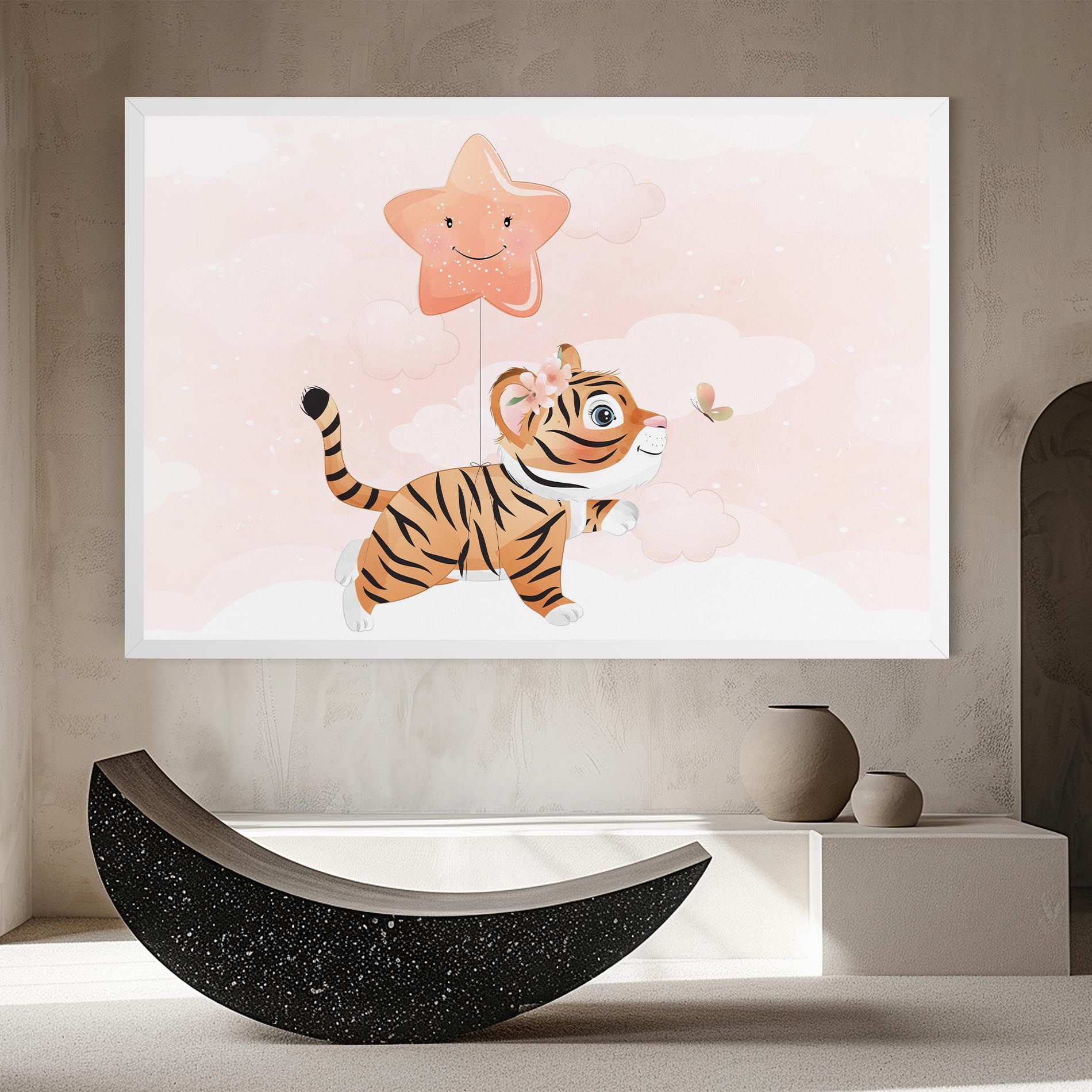 Baby Tiger Art mockup 8