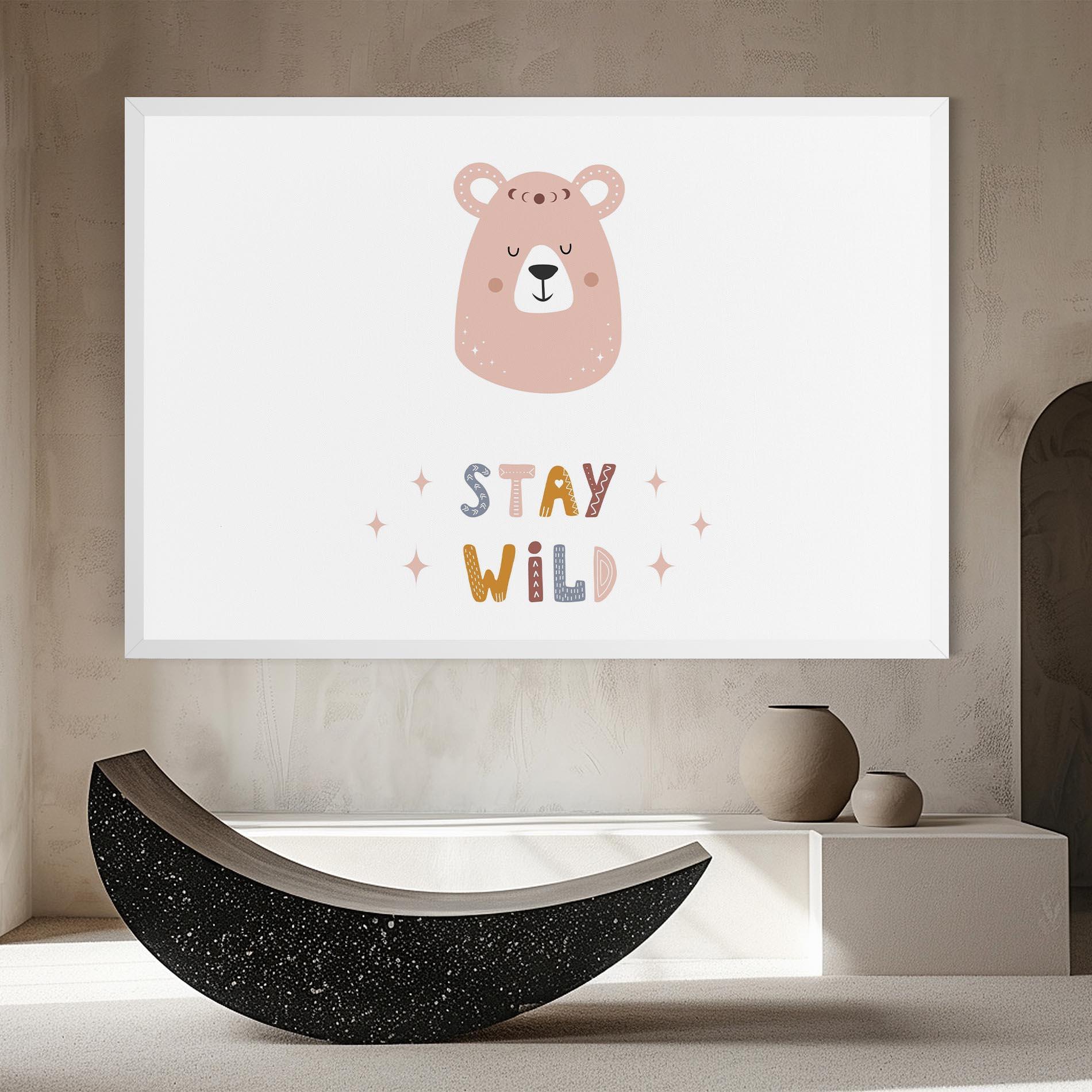 Tablou Canvas Brave Bear mockup 8