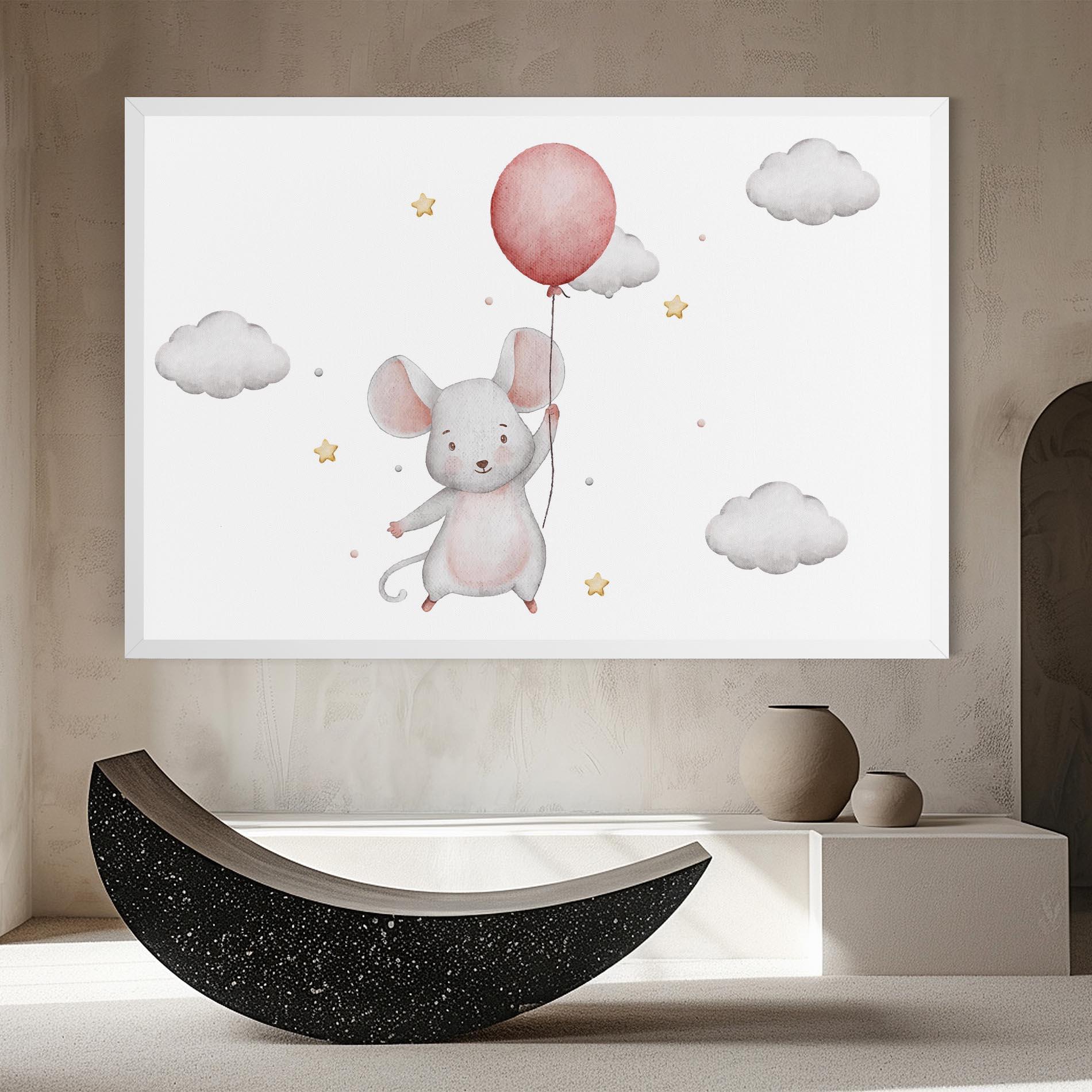 Tablou Canvas Mouse Balloon mockup 8