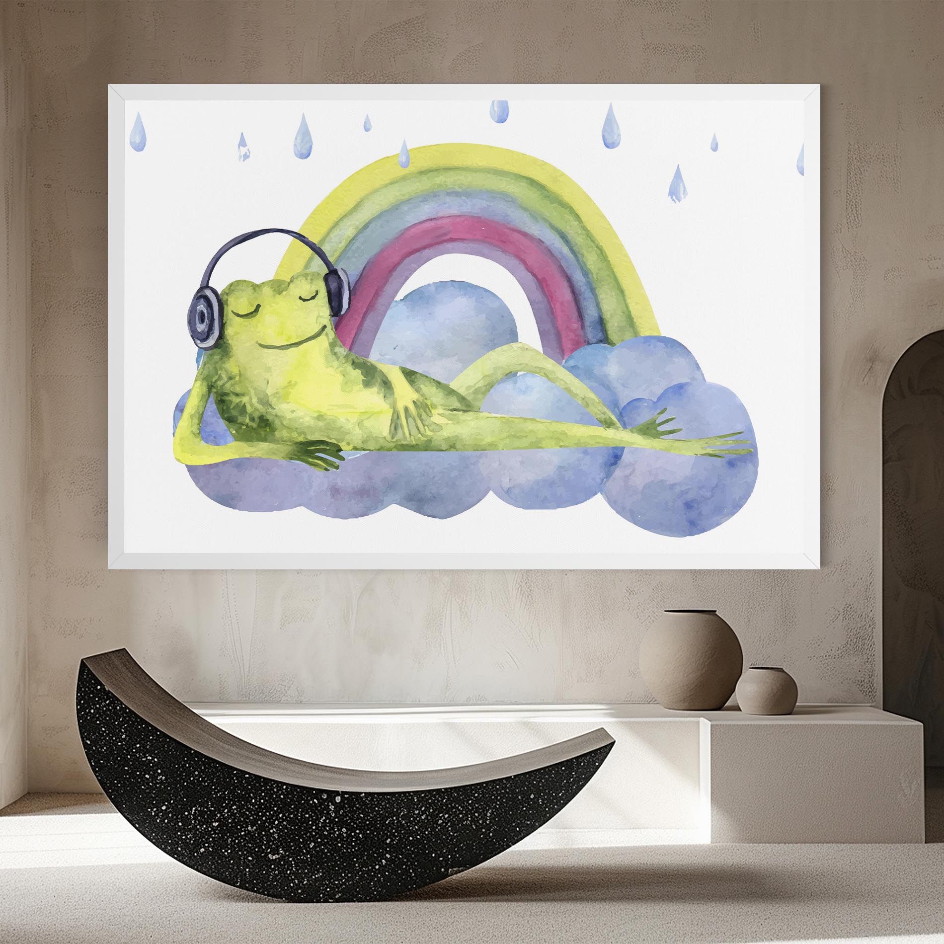 Rainbow Frog mockup 8