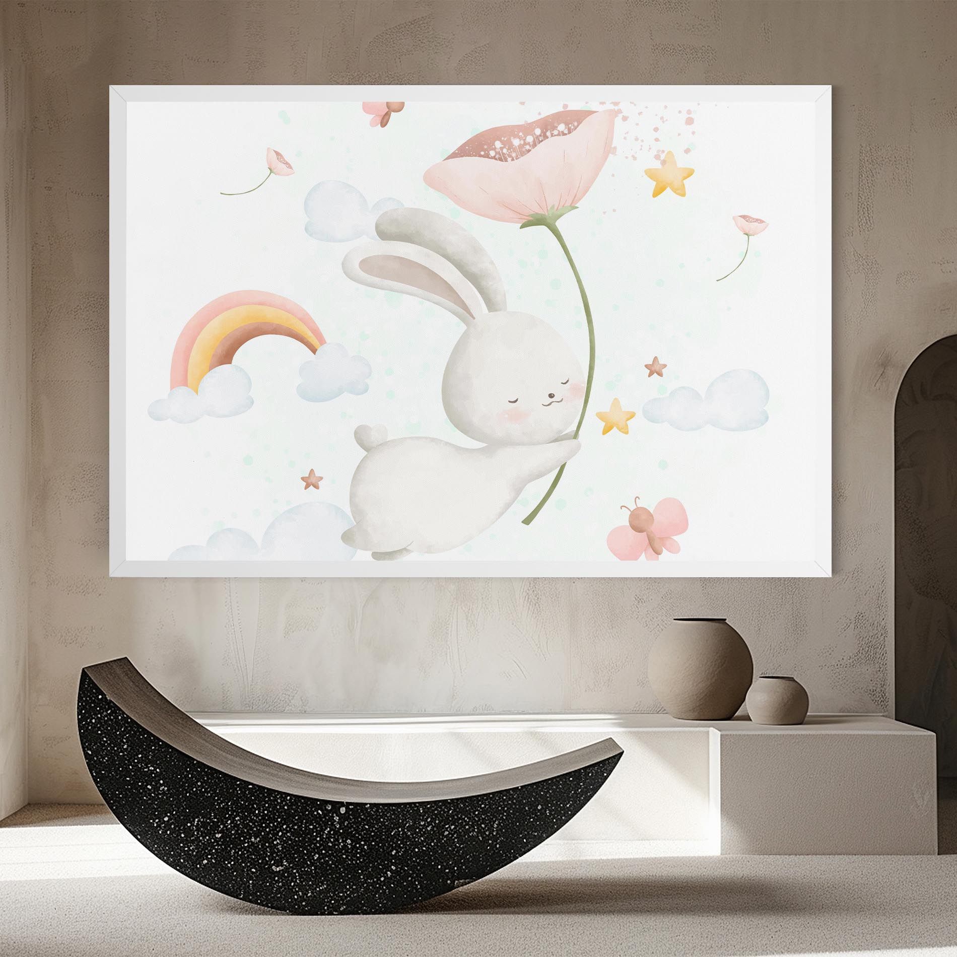 Spring Flower Bunny mockup 8