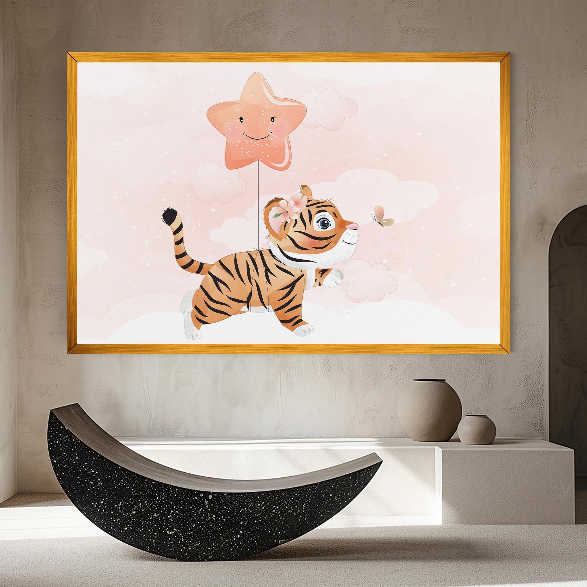 Tablou Canvas Baby Tiger Art mockup 8