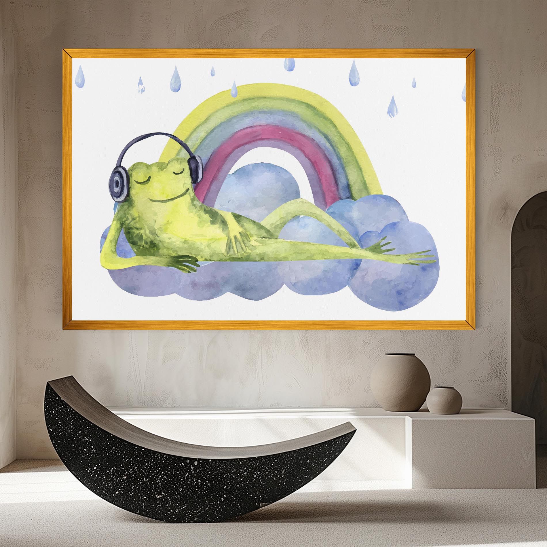 Rainbow Frog mockup 8