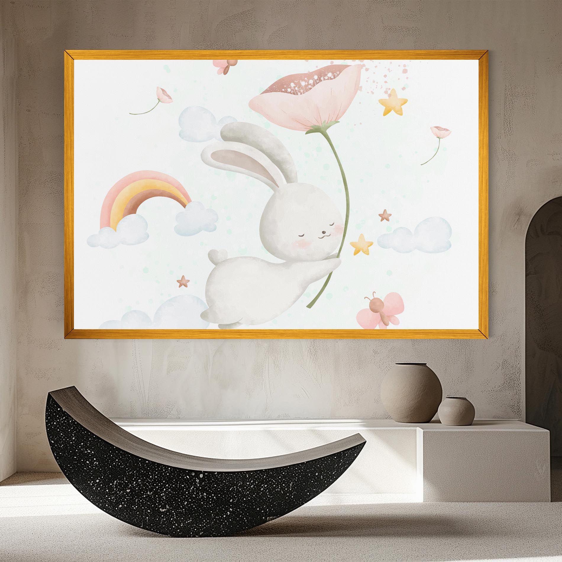 Spring Flower Bunny mockup 8