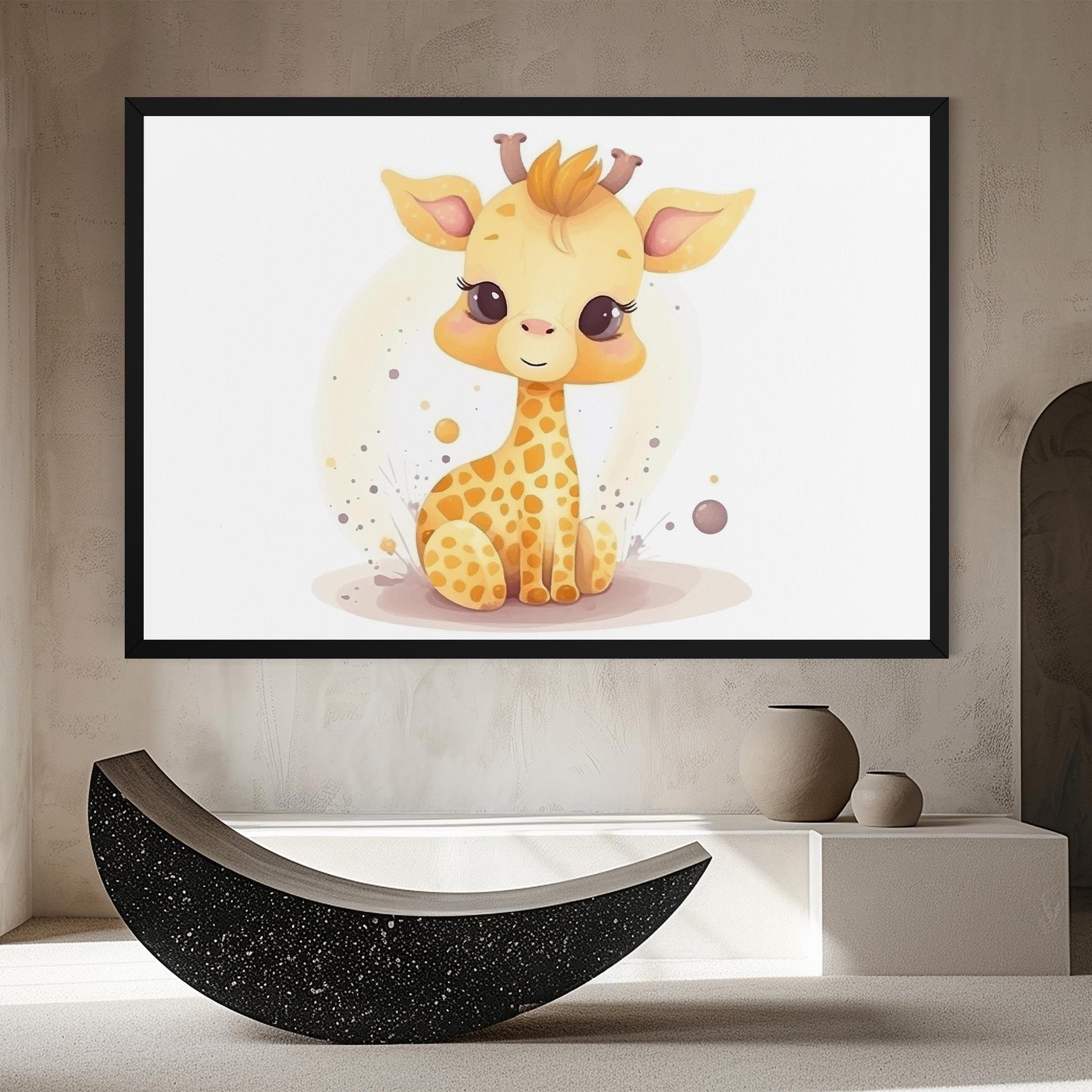 Adorable Giraffe mockup 8