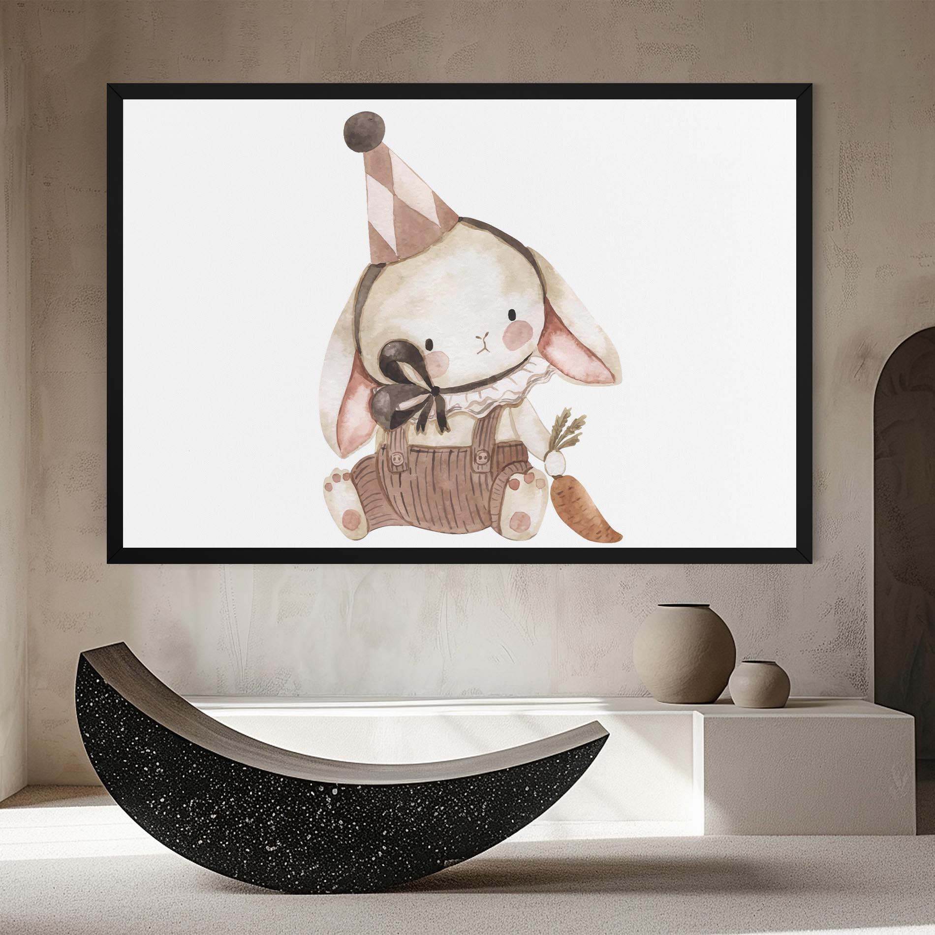 Tablou Canvas Baby Brown Rabbit mockup 8