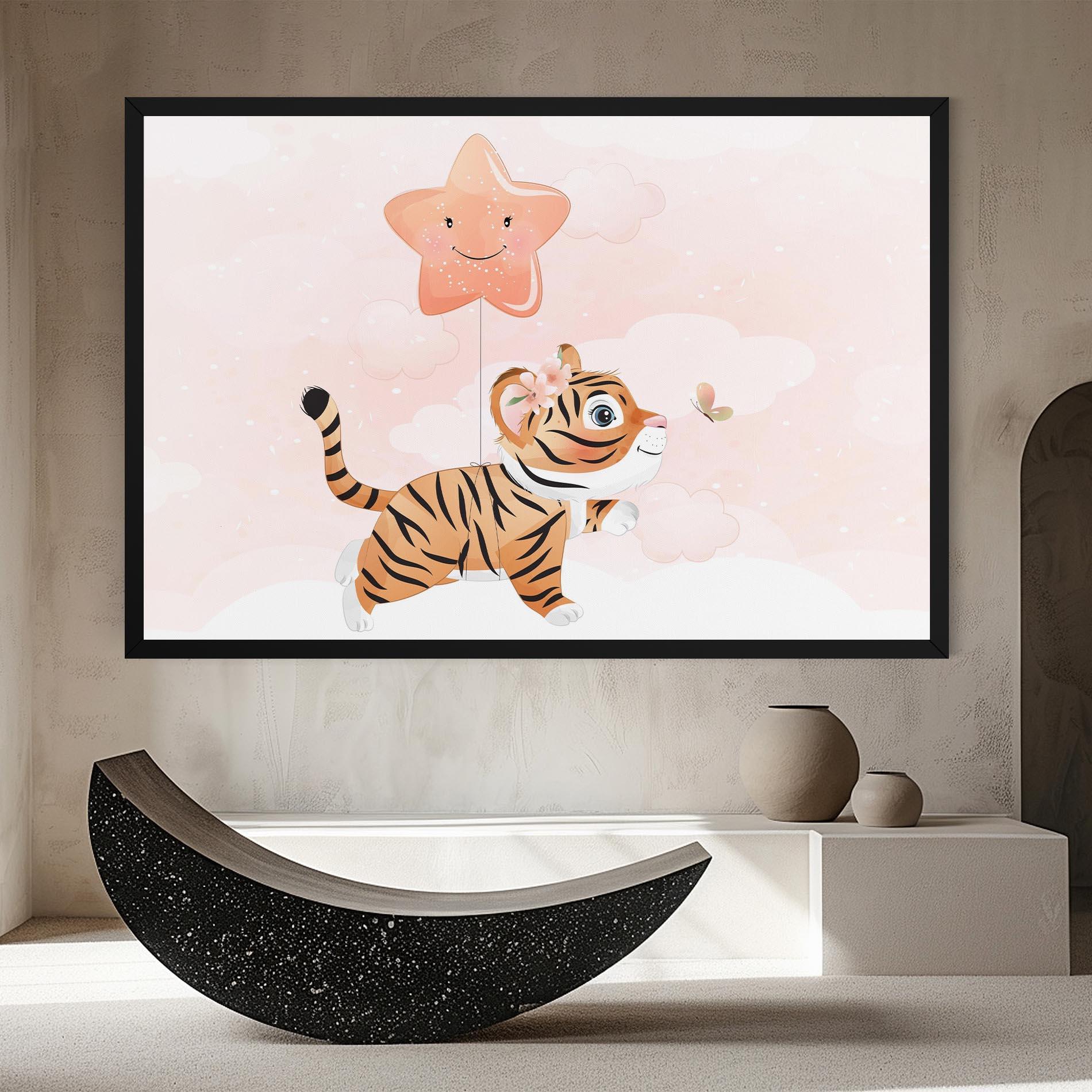 Tablou Canvas Baby Tiger Art mockup 8