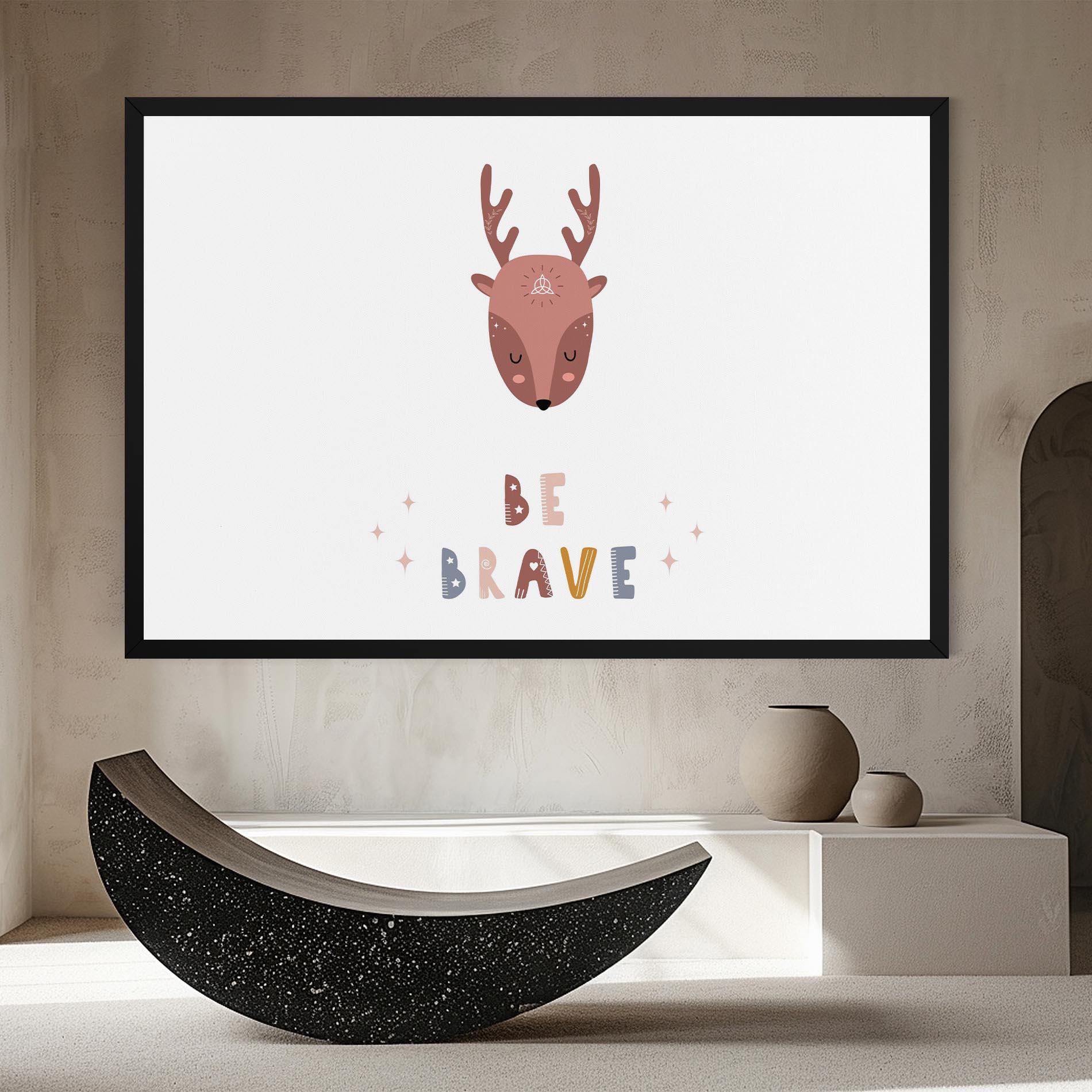 Tablou Canvas Brave Deer mockup 8