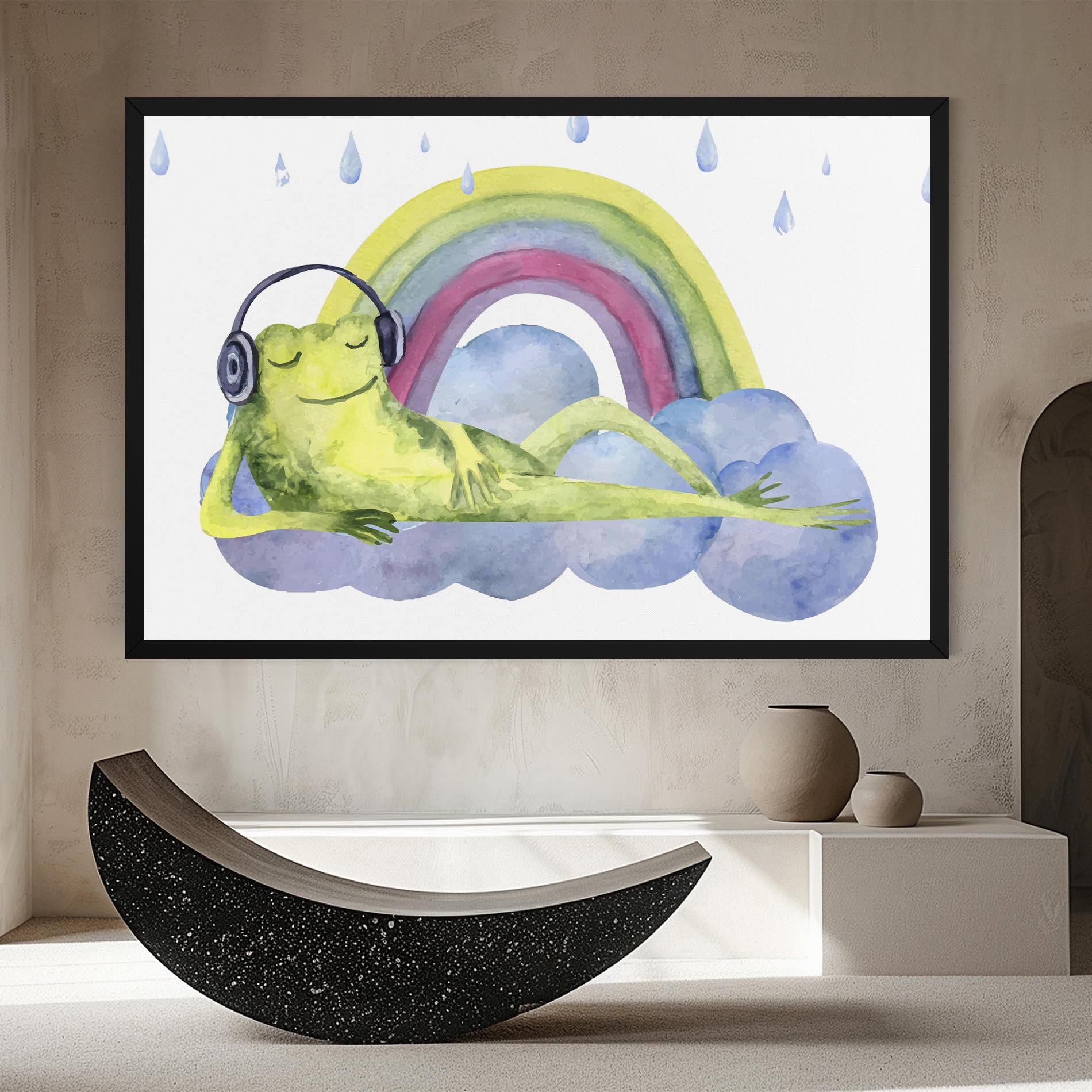 Rainbow Frog mockup 8