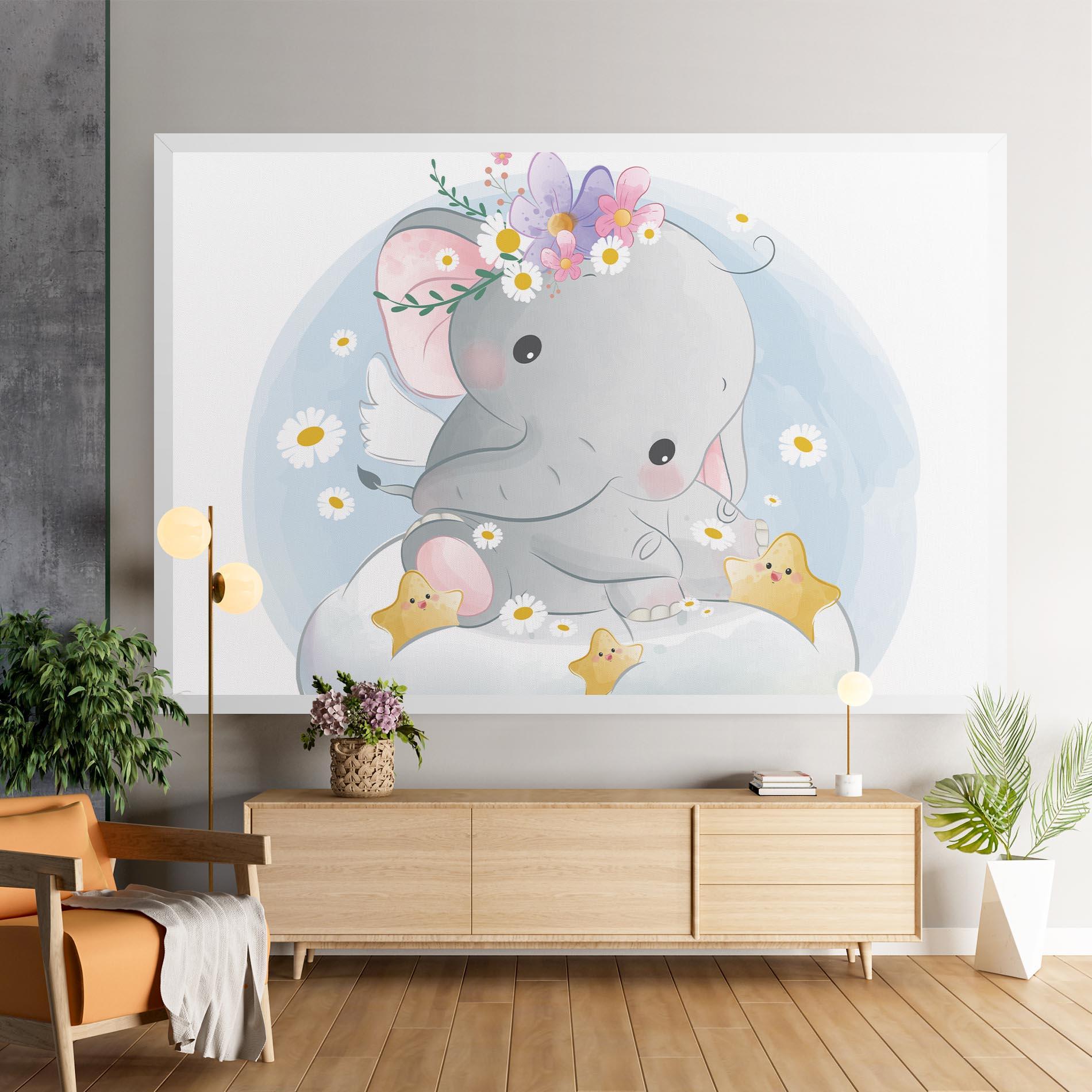 Tablou Canvas Elephant Stars mockup 9
