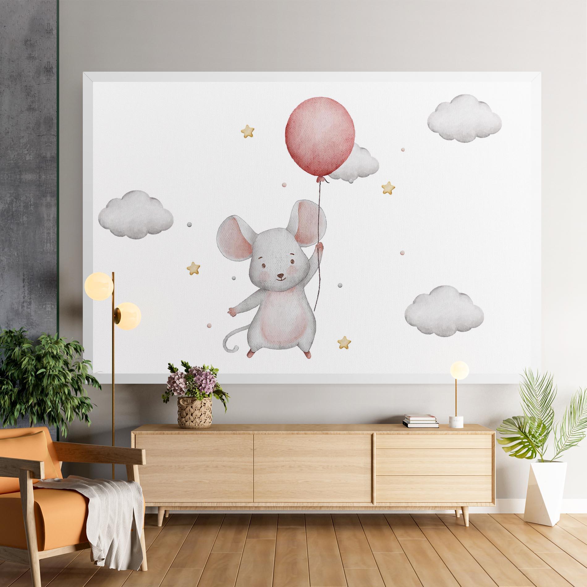 Tablou Canvas Mouse Balloon mockup 9
