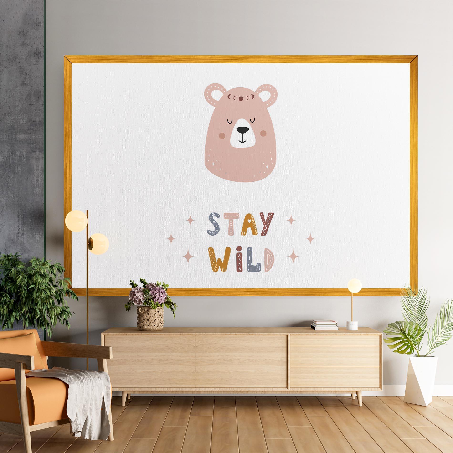 Tablou Canvas Brave Bear mockup 9