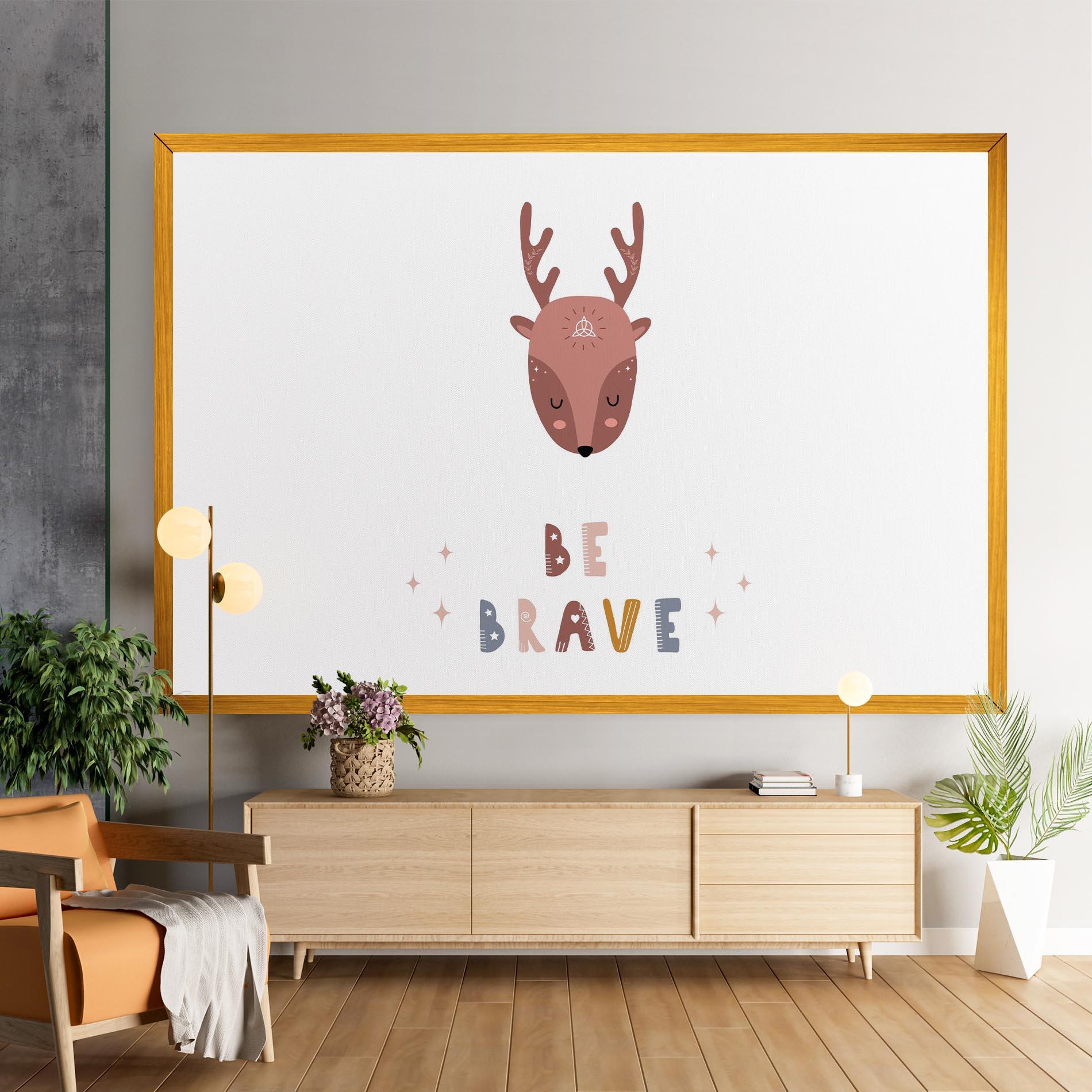 Tablou Canvas Brave Deer mockup 9