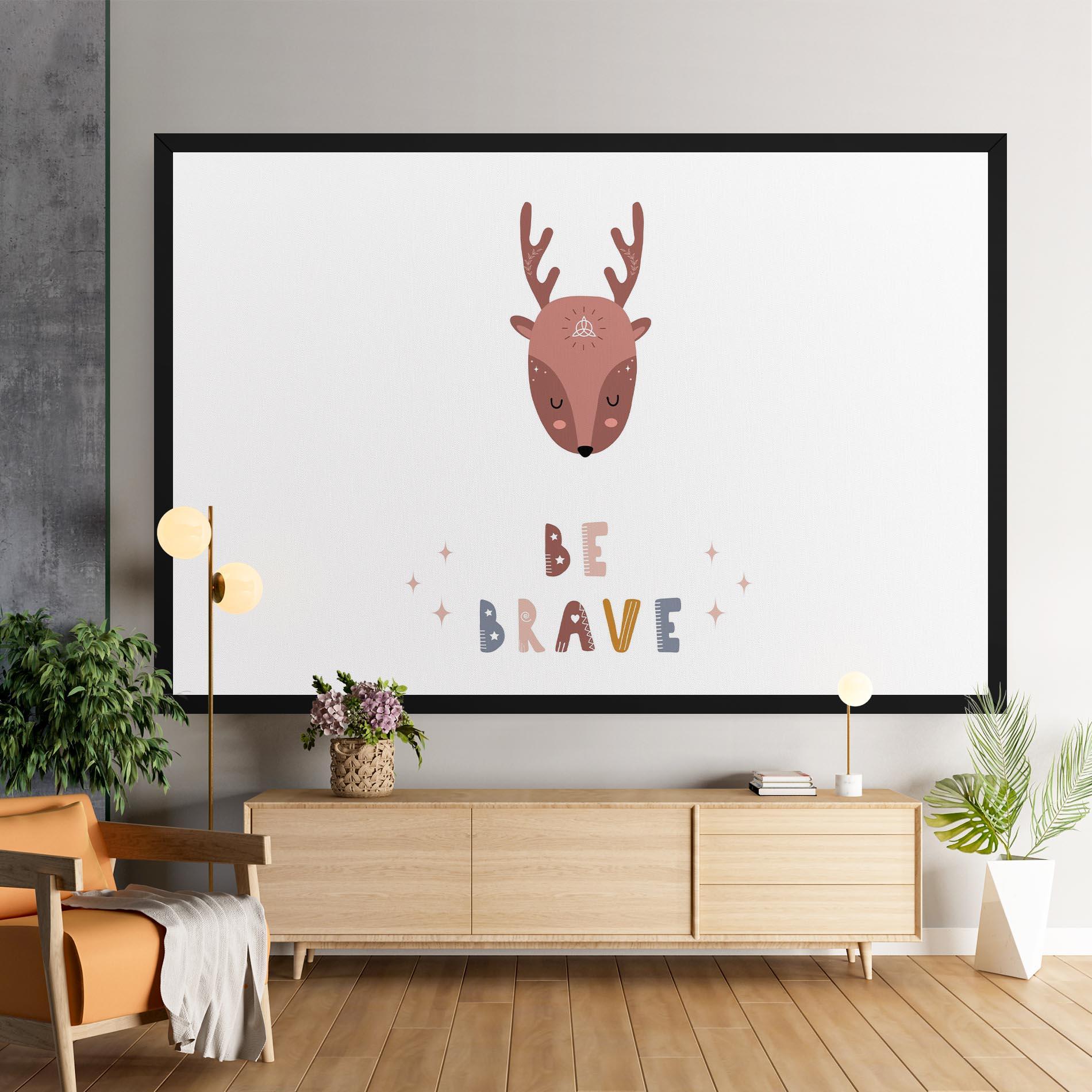 Tablou Canvas Brave Deer mockup 9