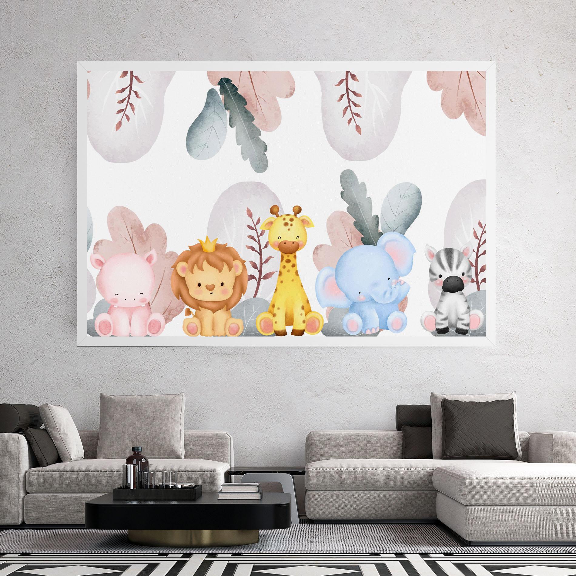 Tablou Canvas Baby Animals mockup 2